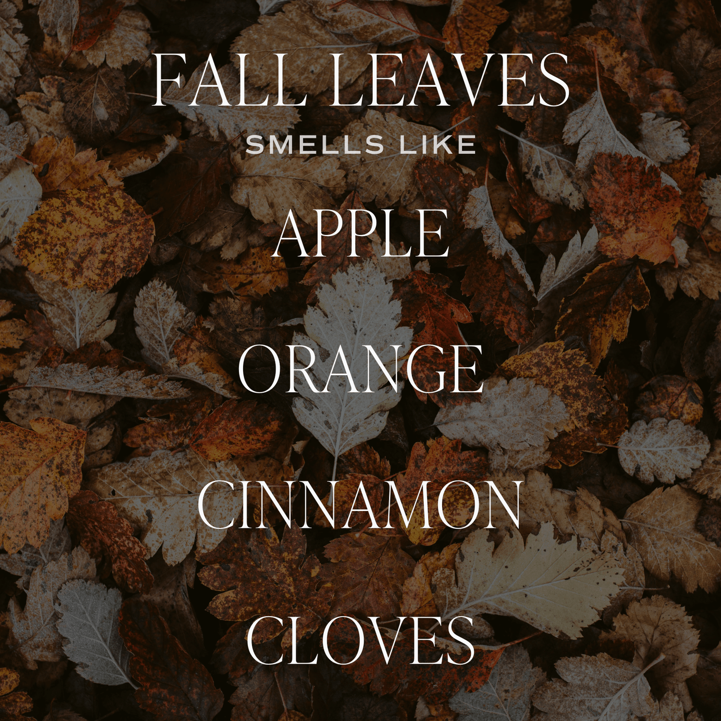 FALL LEAVES SOY CANDLE