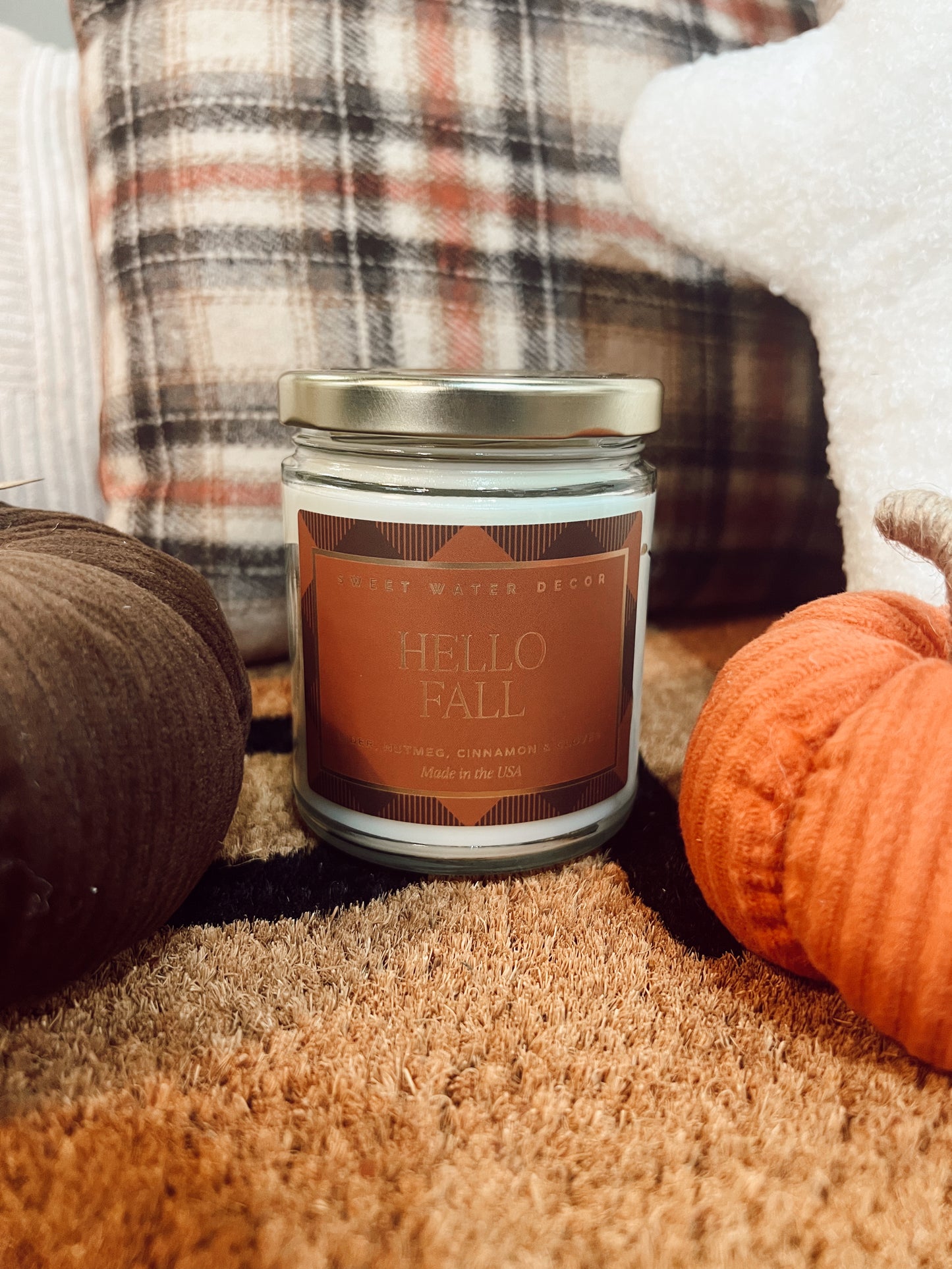 HELLO FALL SOY CANDLE
