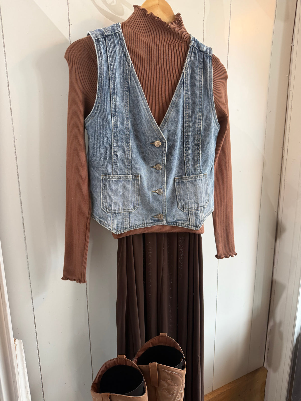 DENIM REVIVAL VEST
