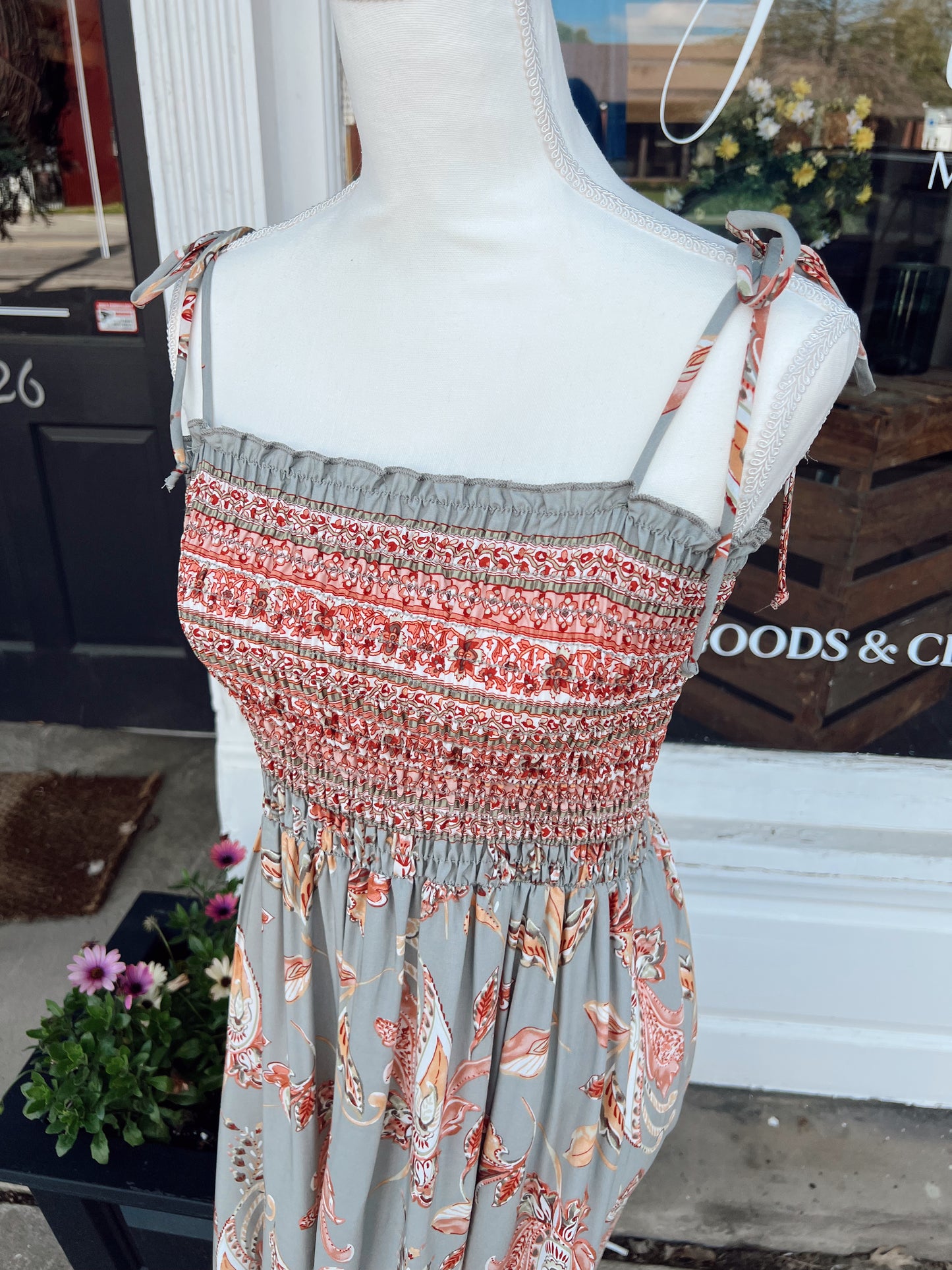BOHO PAISLEY MAXI DRESS