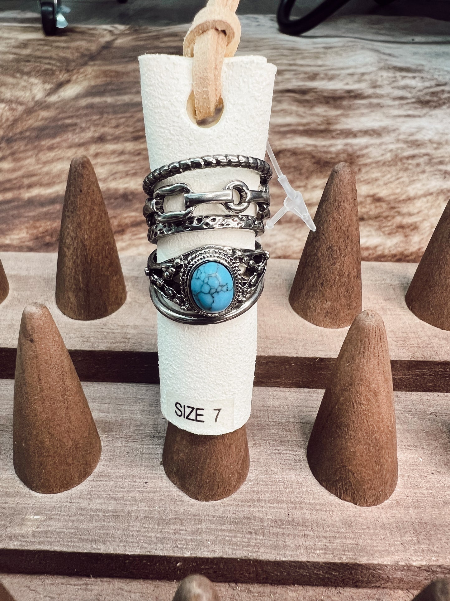 WESTERN 5 PIECE RING SET