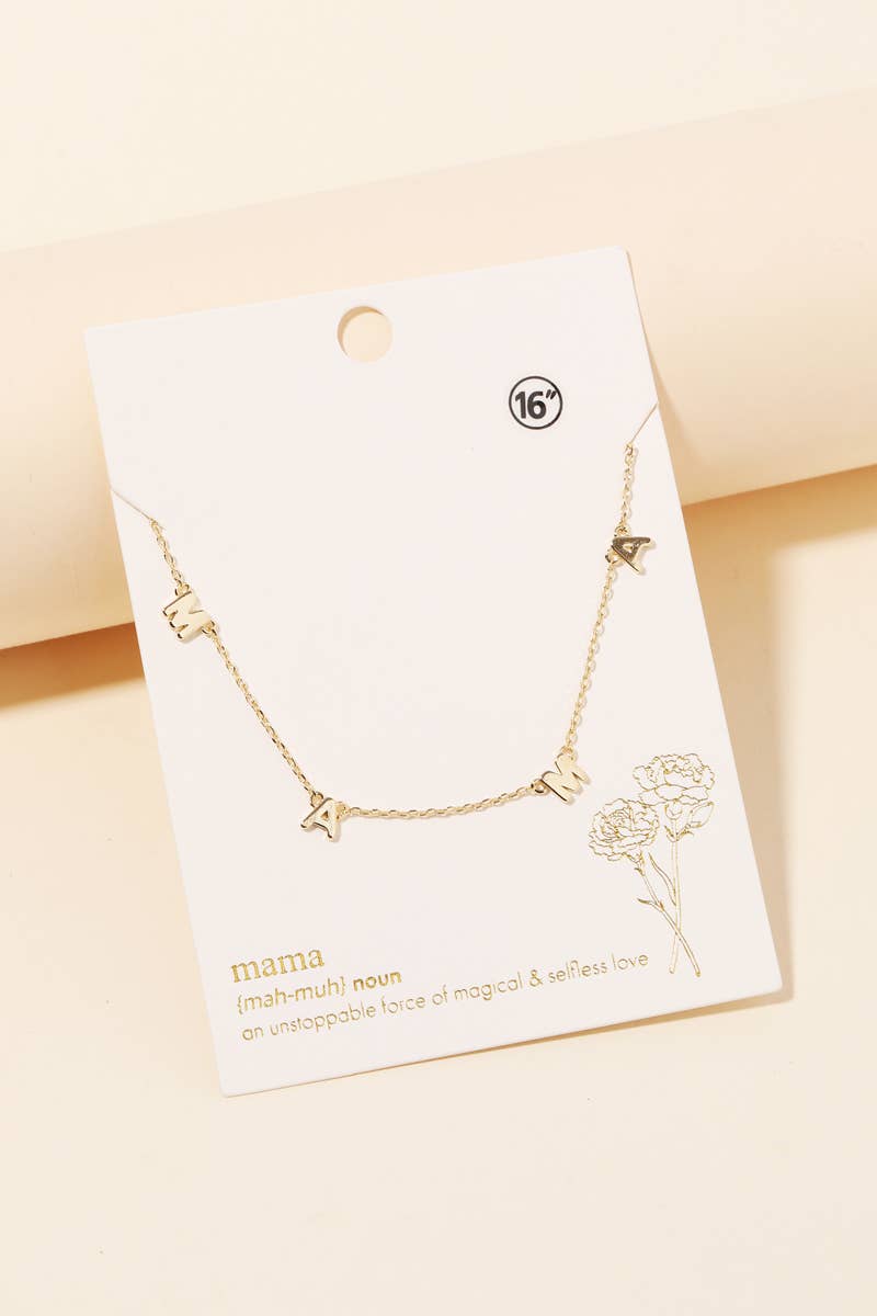 MAMA CHARM NECKLACE