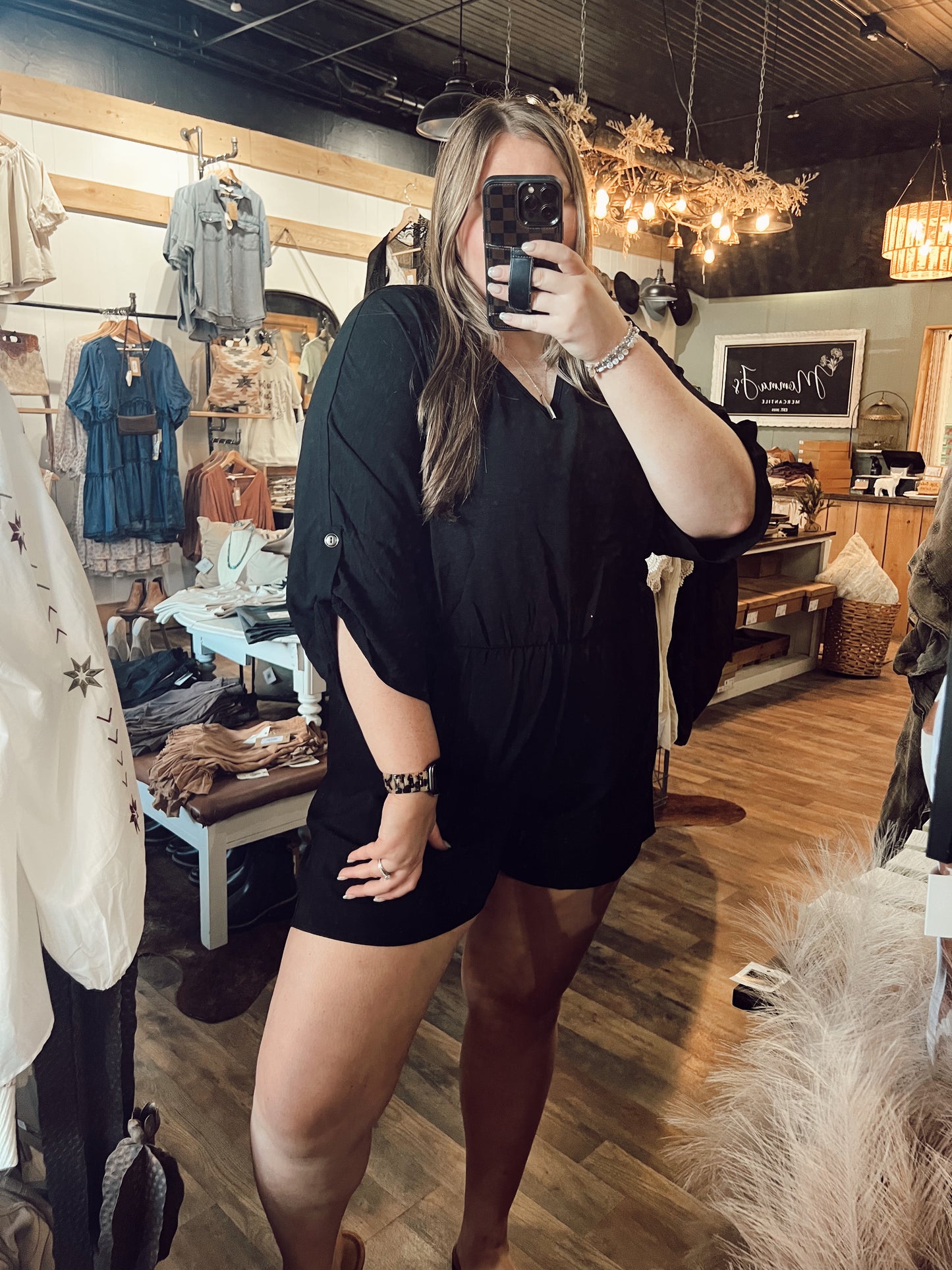 PUT IT ON MY TAB SLEEVE ROMPER