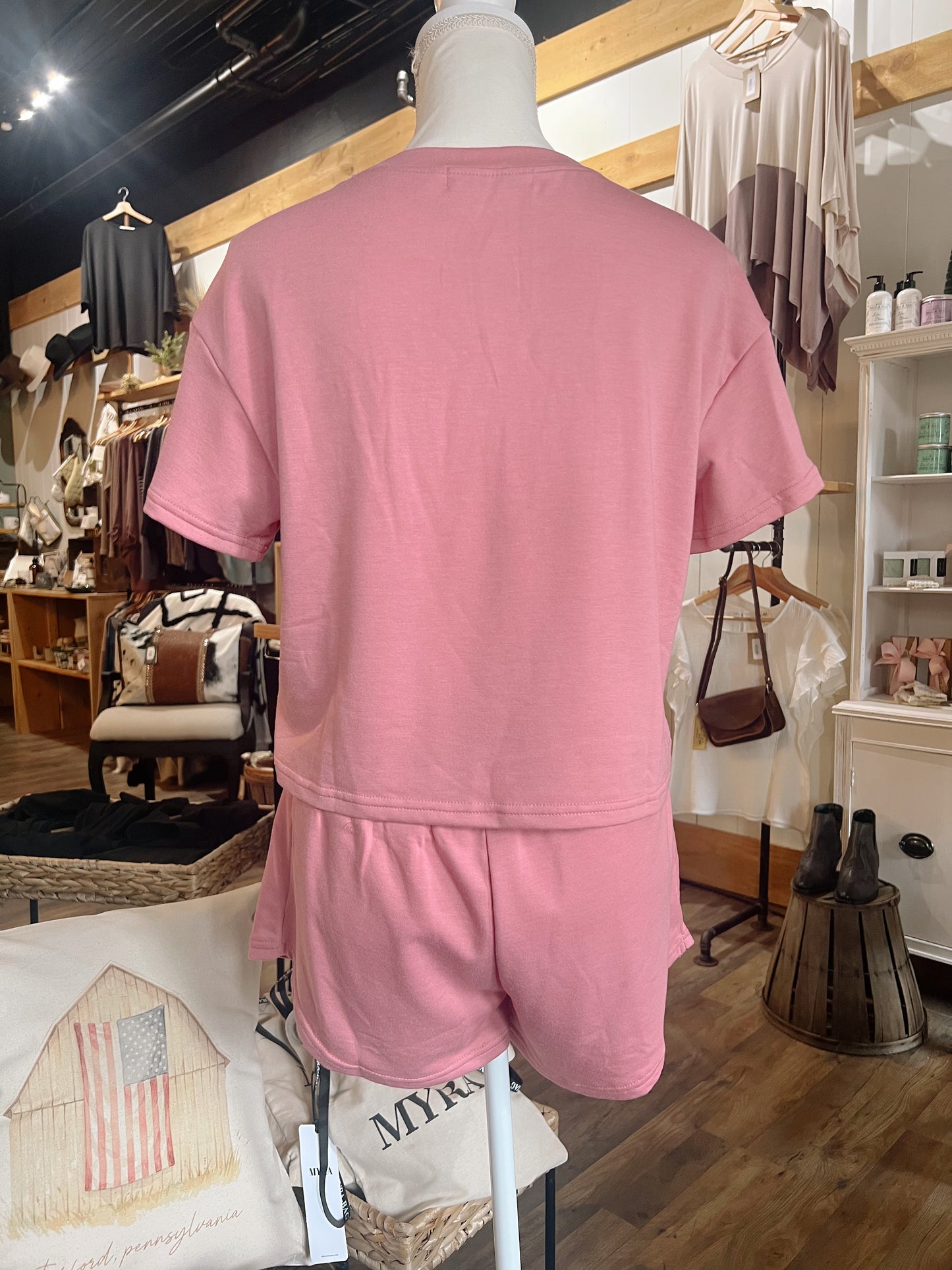 BLOSSOM SKORT & CROPPED TEE SET
