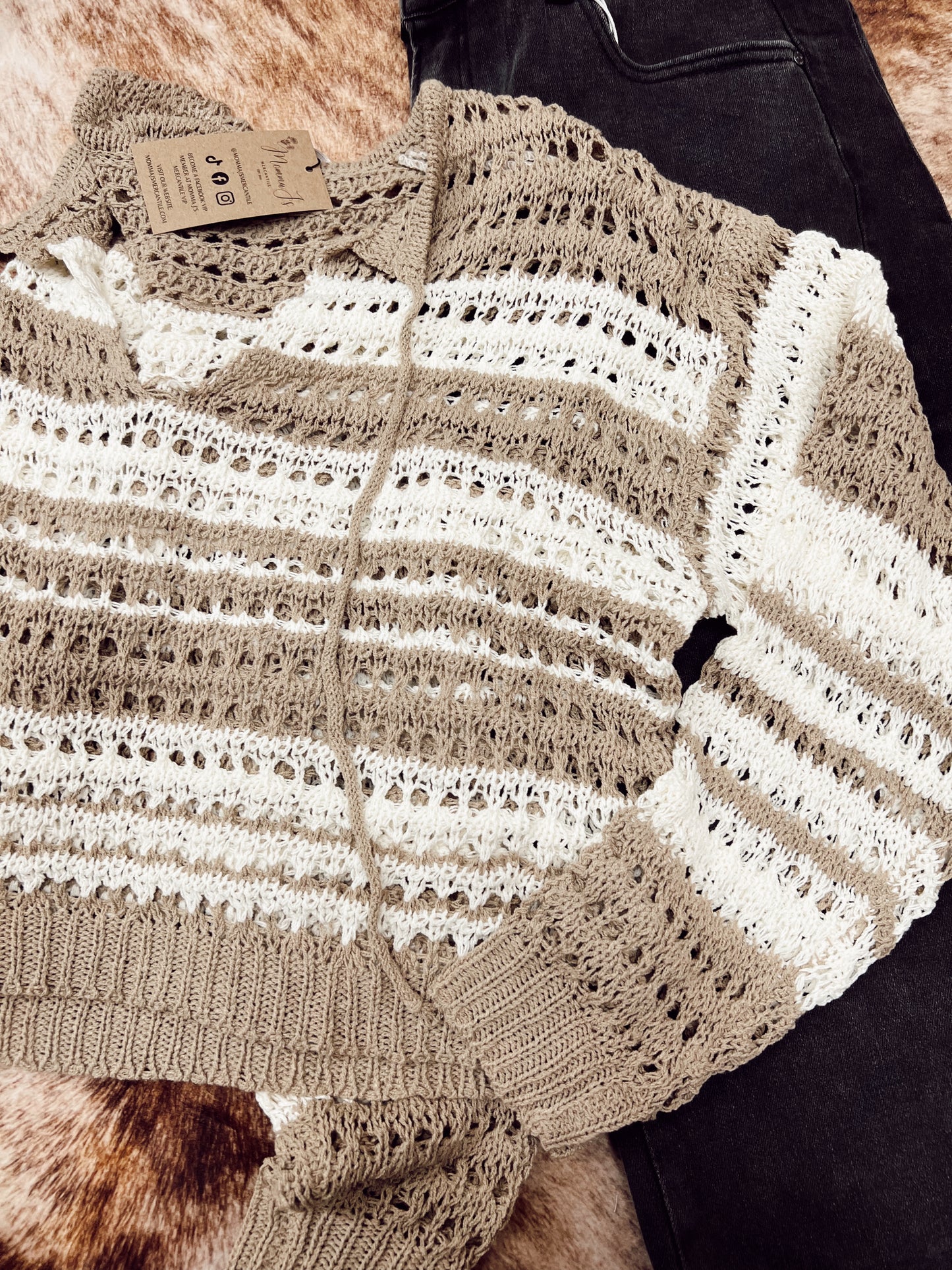 TUMBLEWEED CROCHET SWEATER