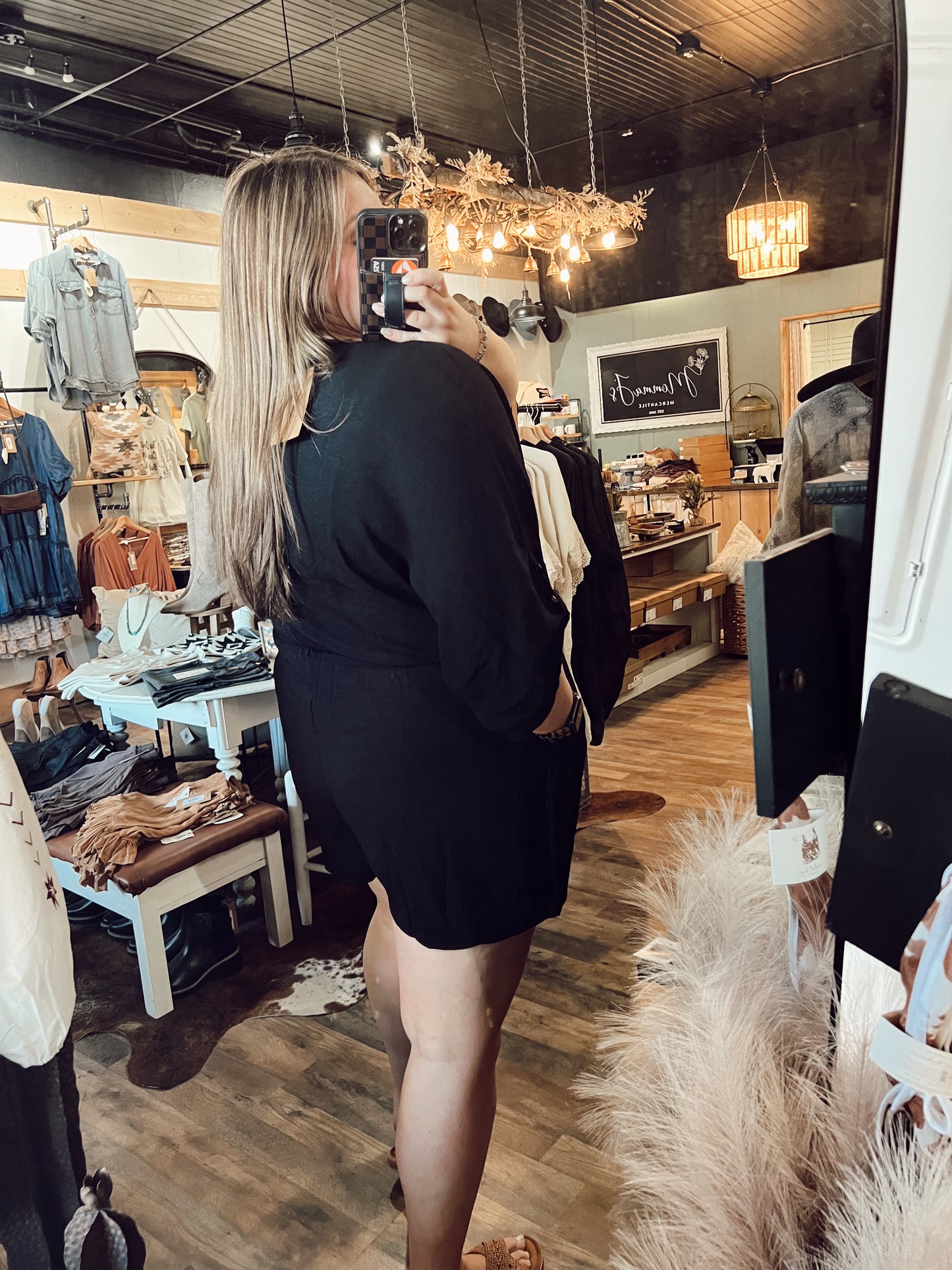 PUT IT ON MY TAB SLEEVE ROMPER