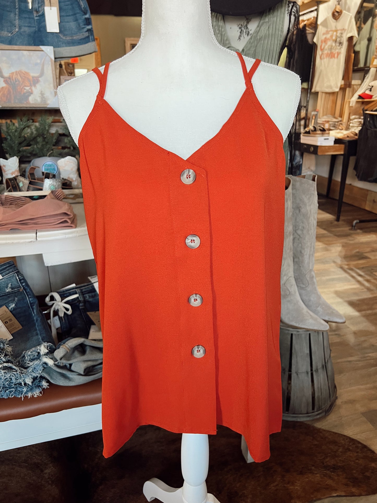 REBA BUTTON UP TANK