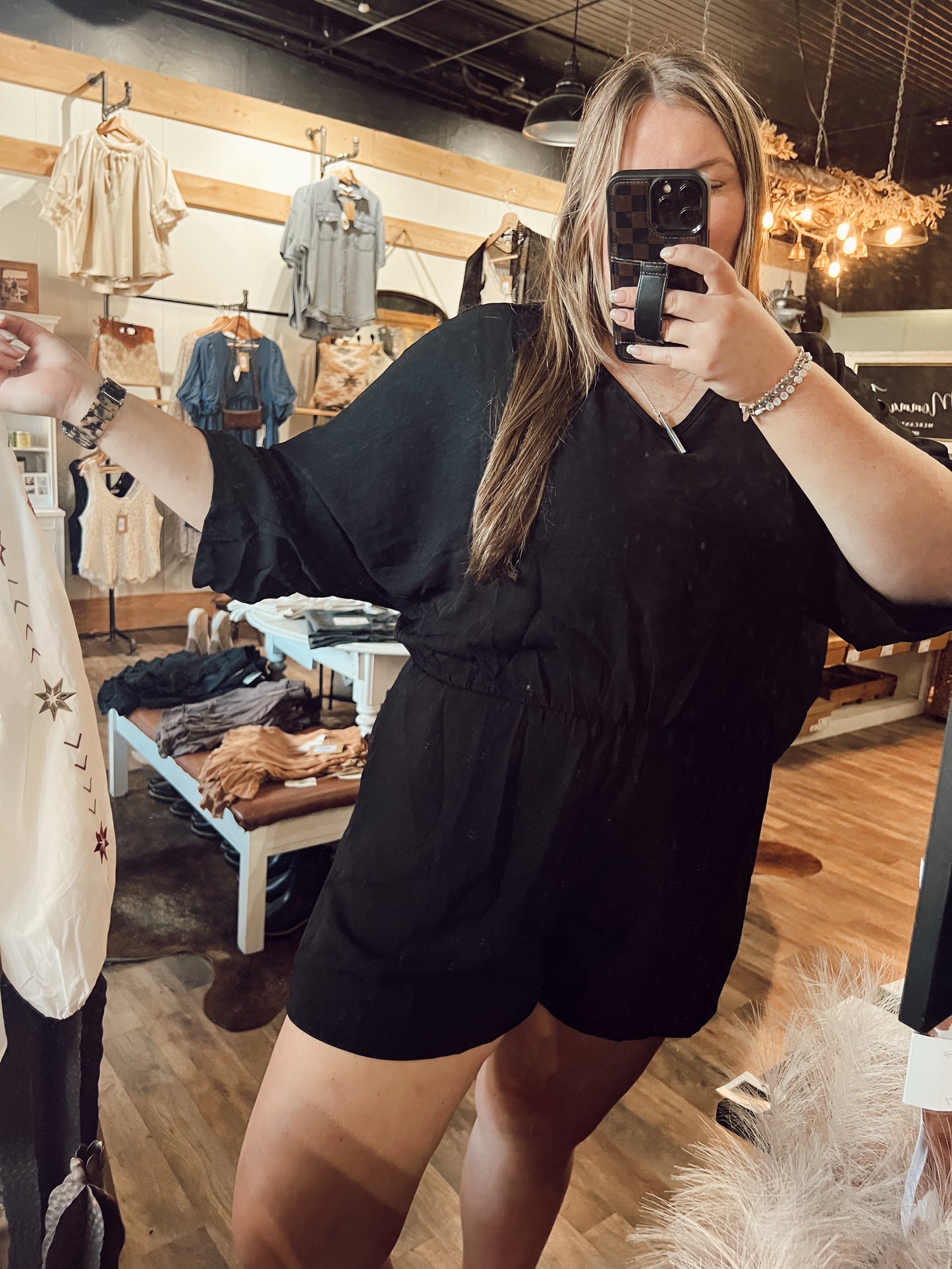 PUT IT ON MY TAB SLEEVE ROMPER