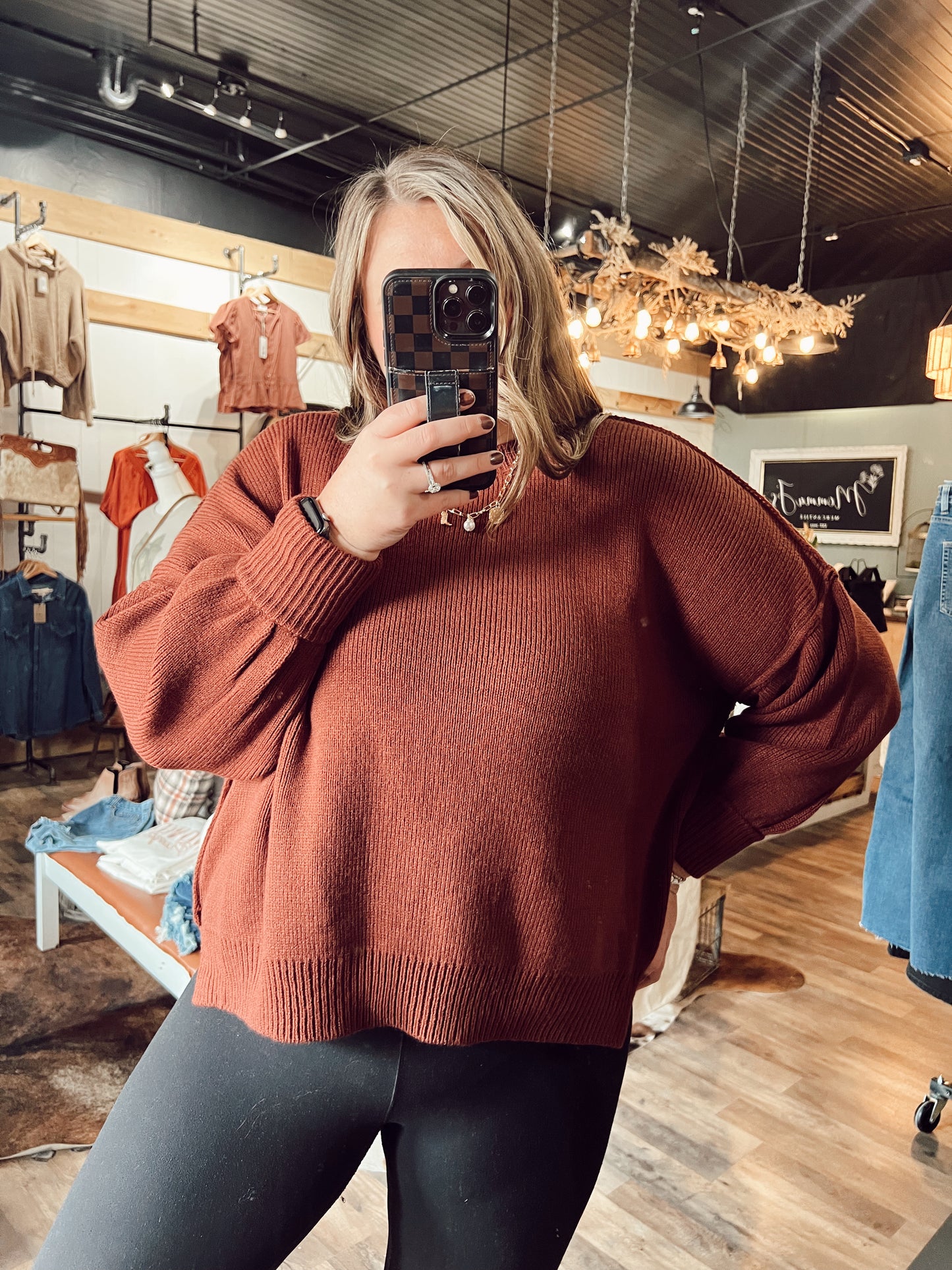 BRICK HOUSE COZY SWEATER