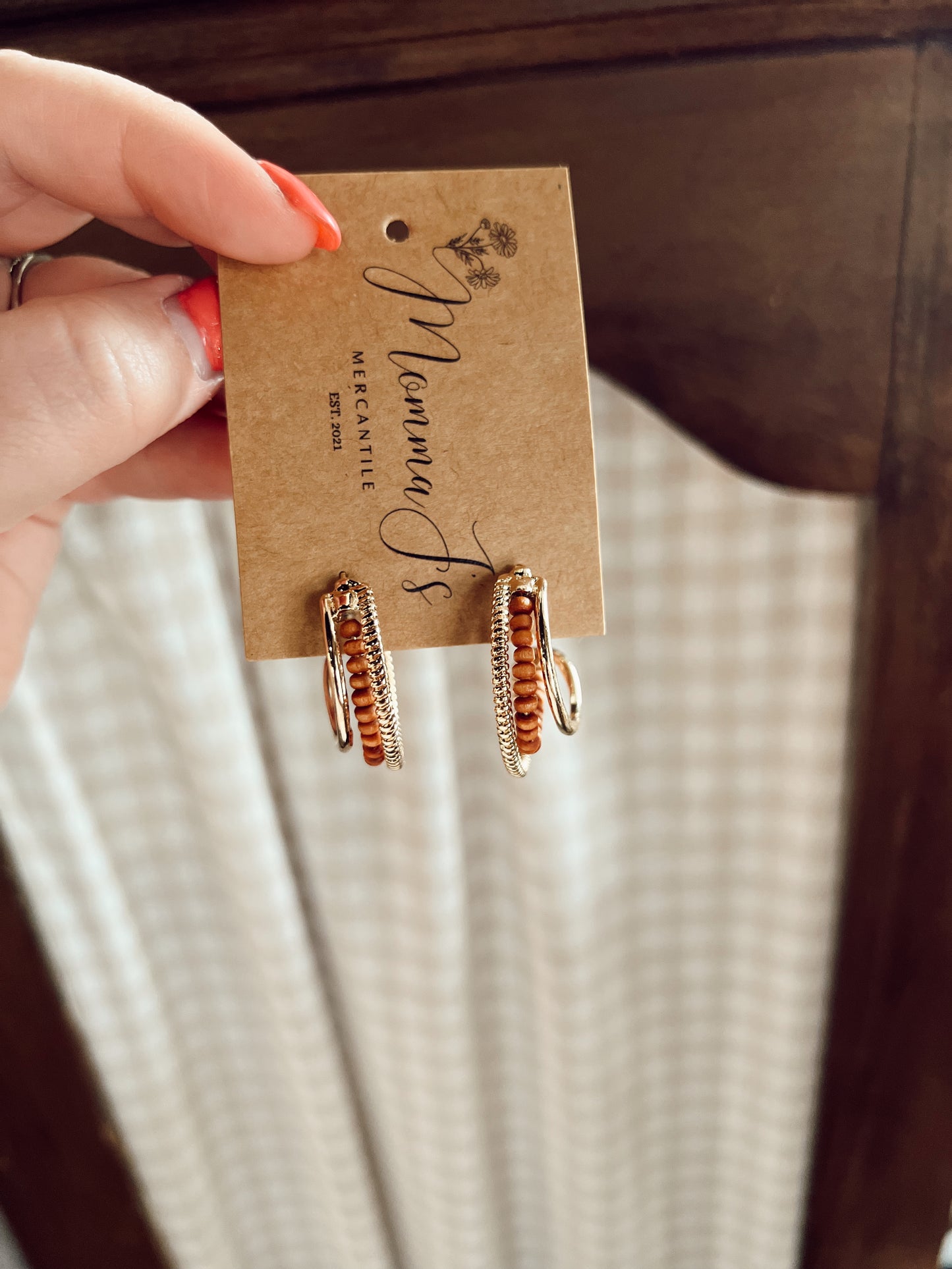 BOHO TRIPLE STACK EARRING