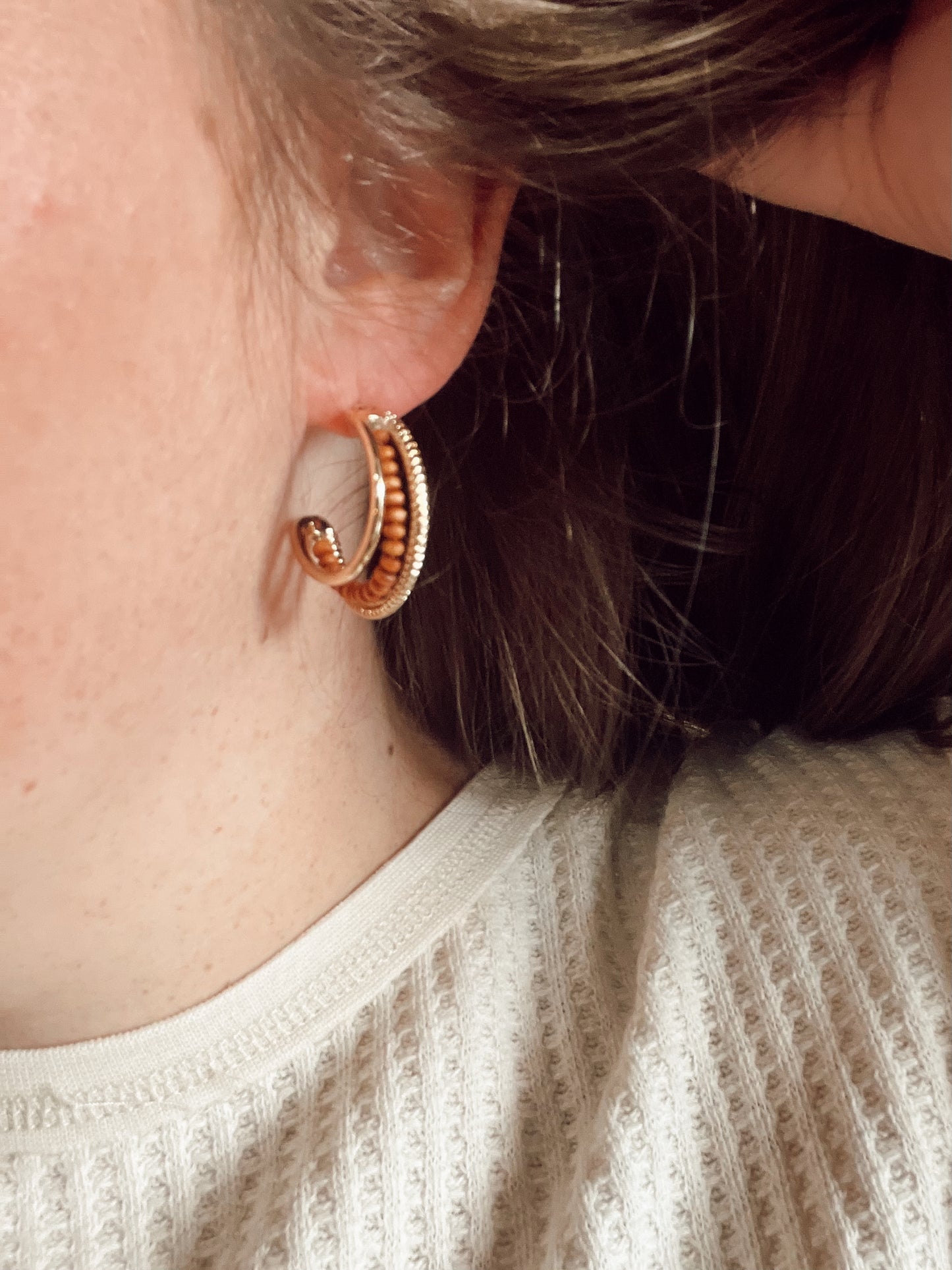 BOHO TRIPLE STACK EARRING