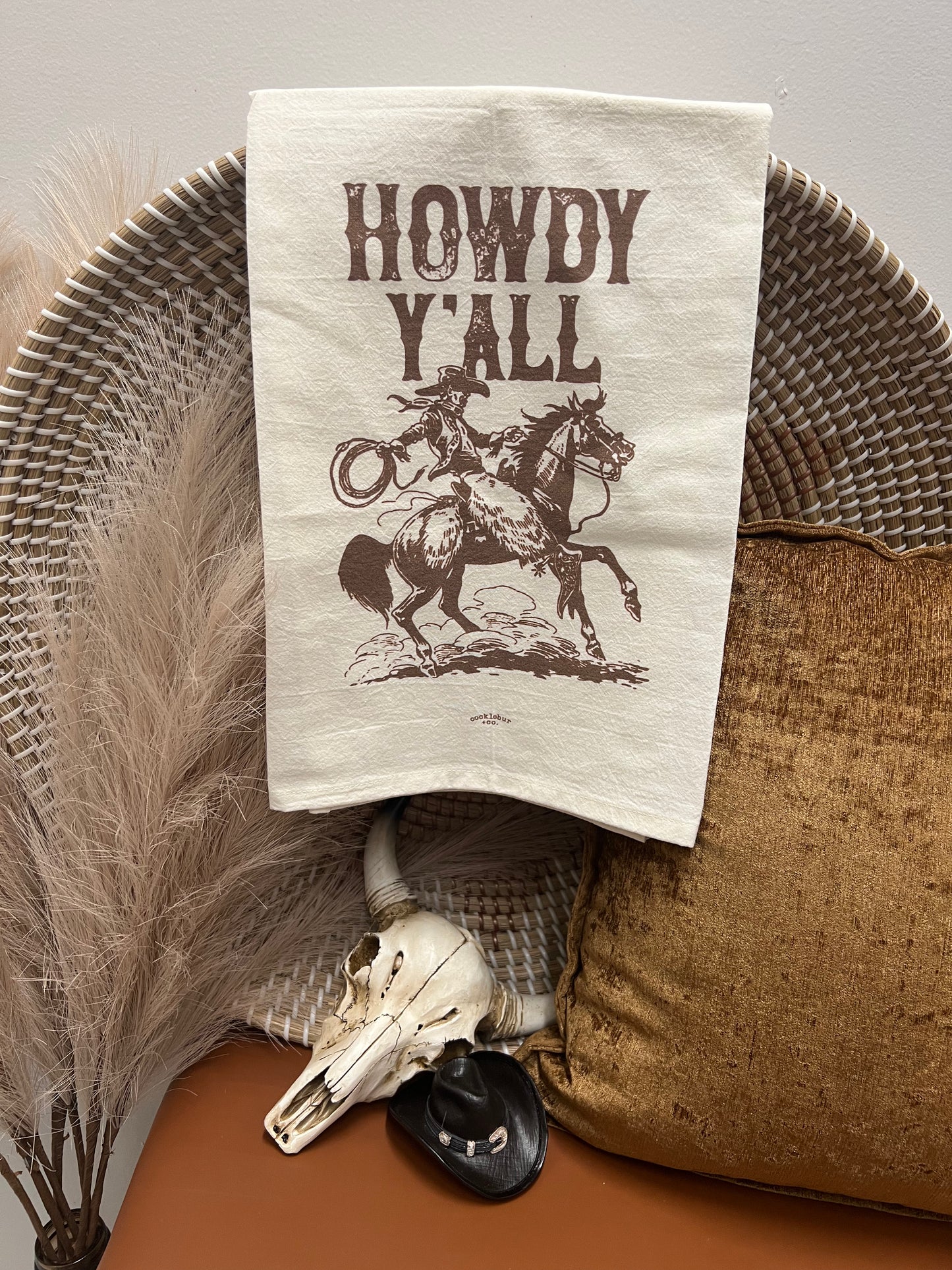 HOWDY Y’ALL TEA TOWEL