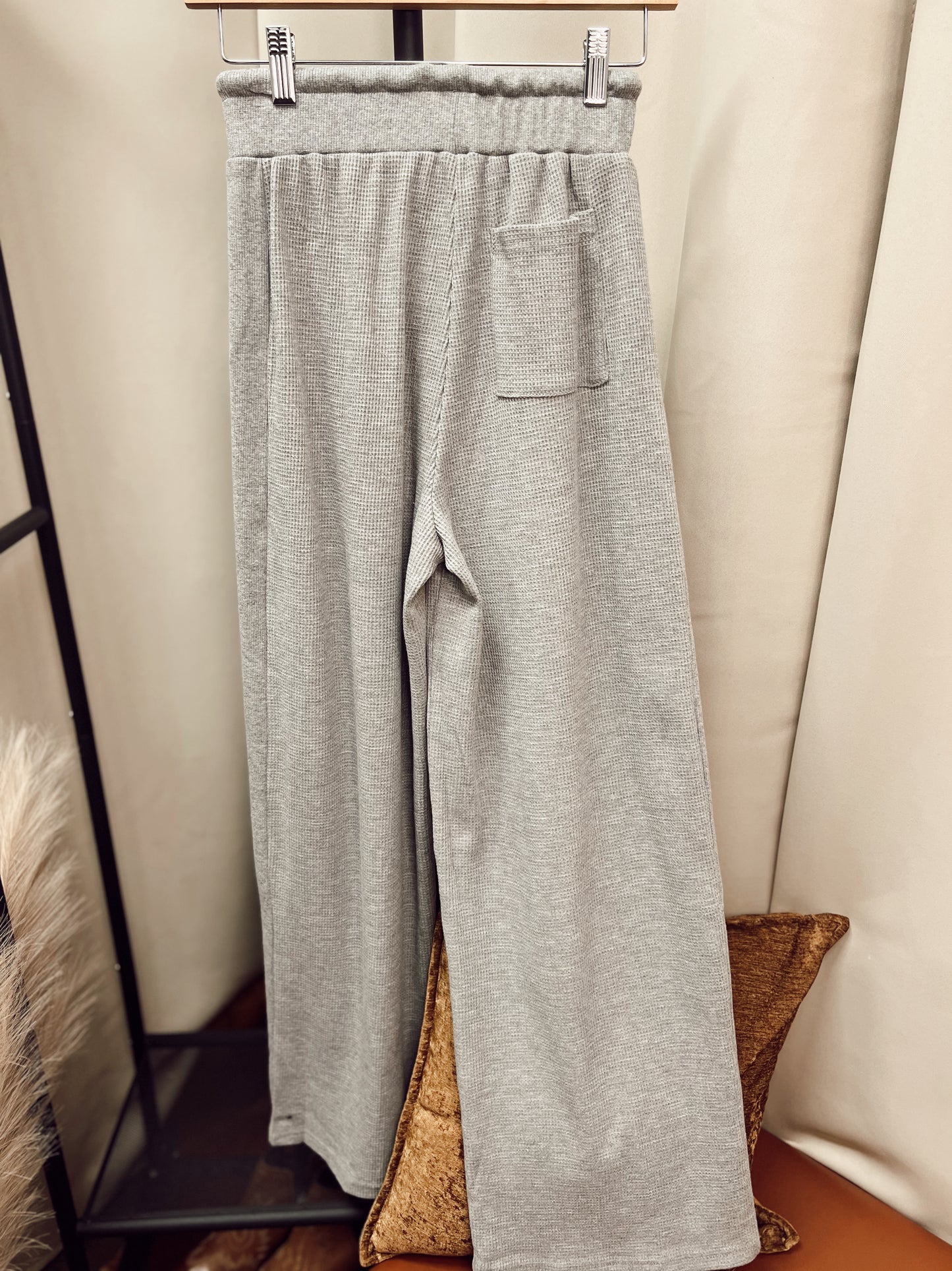 WAFFLE KNIT LOUNGE PANT
