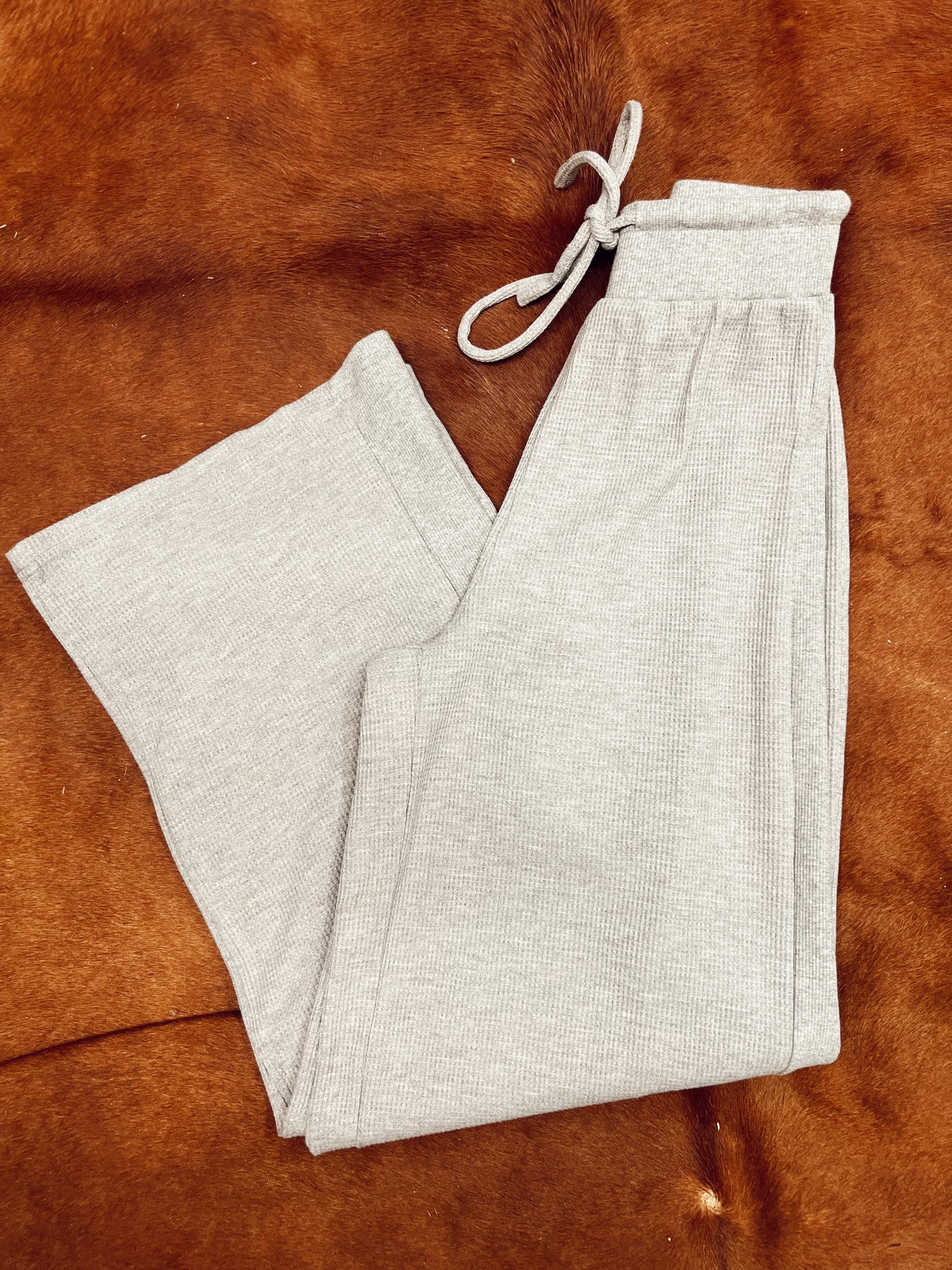 WAFFLE KNIT LOUNGE PANT
