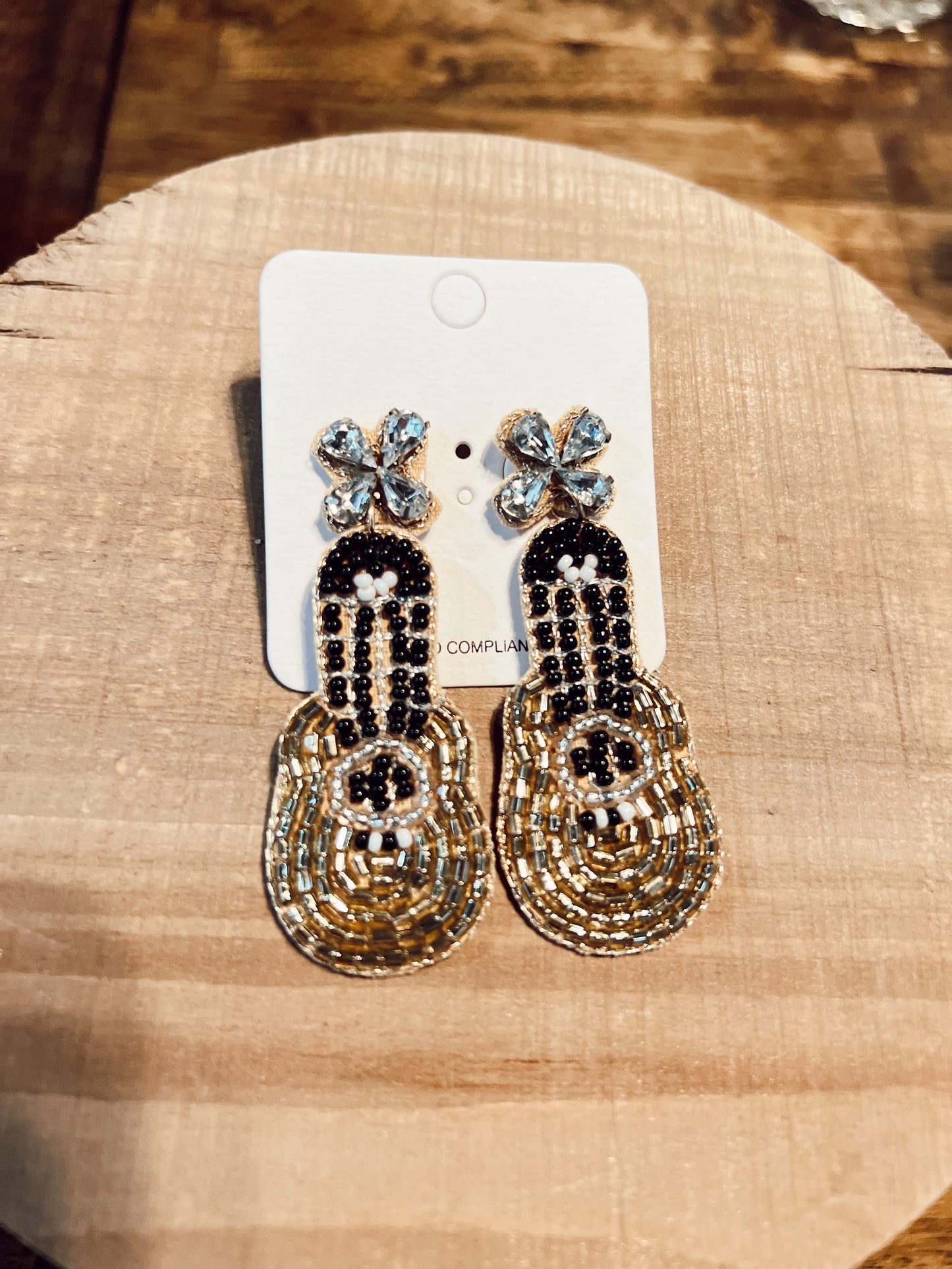 GUITAR GEM EARRINGS