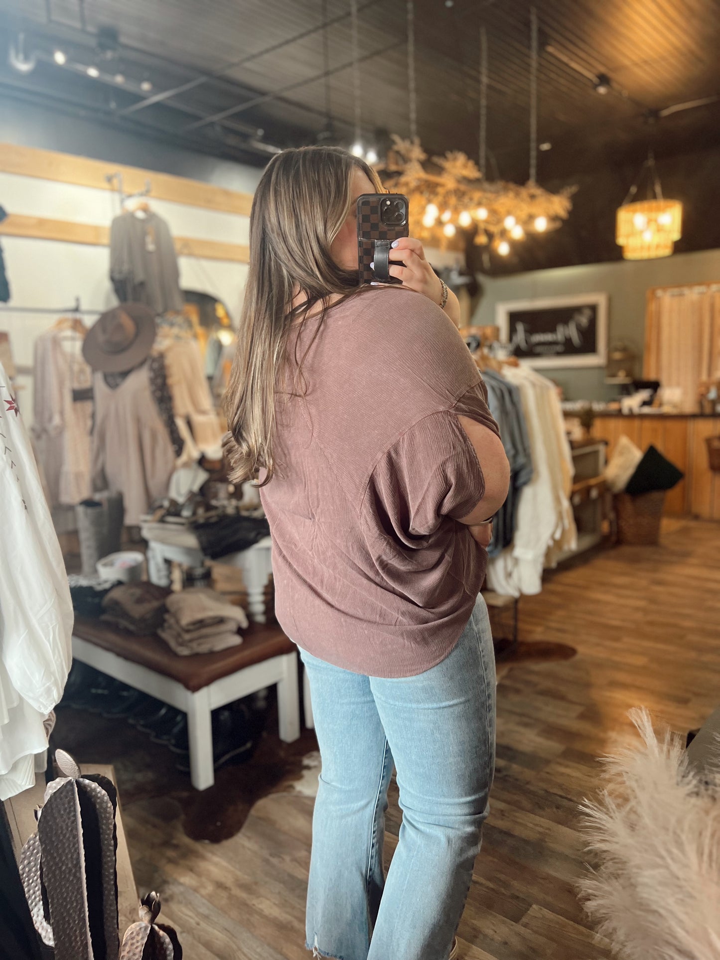 WILLOW DOLMAN SLEEVE TOP