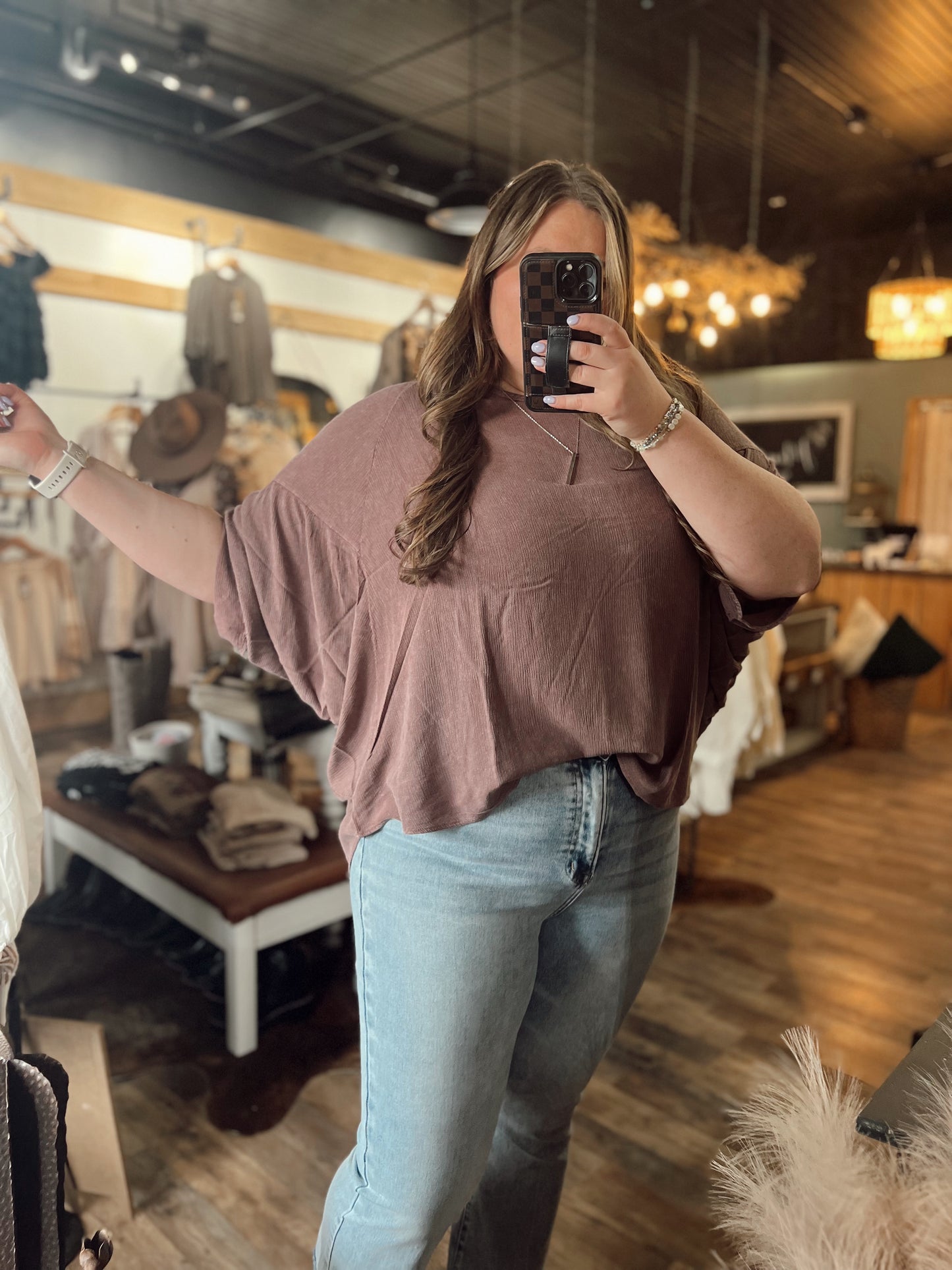 WILLOW DOLMAN SLEEVE TOP