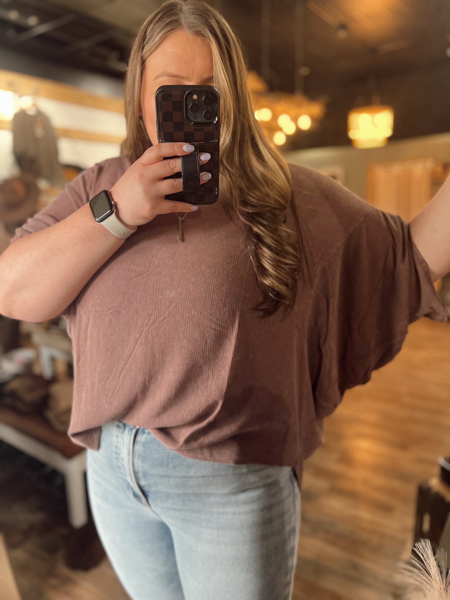 WILLOW DOLMAN SLEEVE TOP