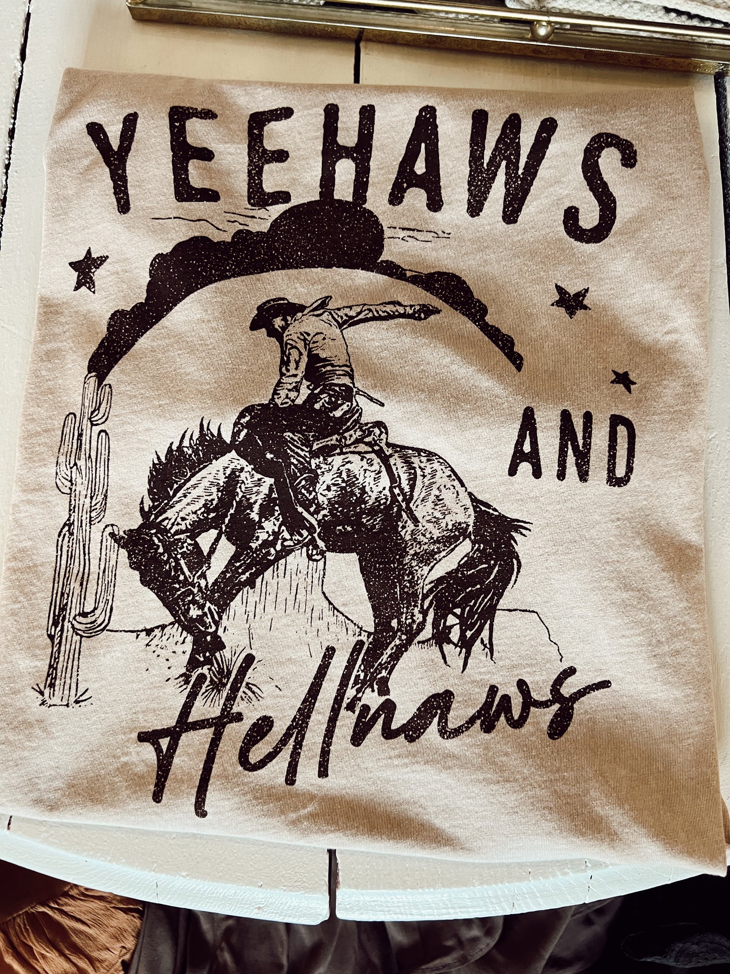 YEEHAWS & HELLNAWS TEE