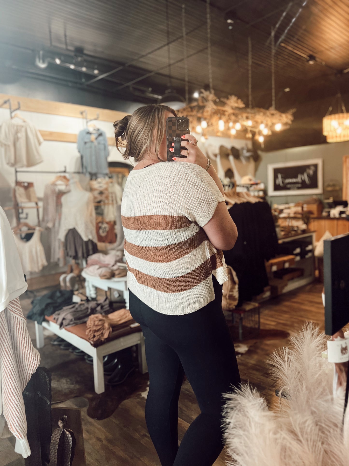 DAWN TO DUSK KNIT TOP