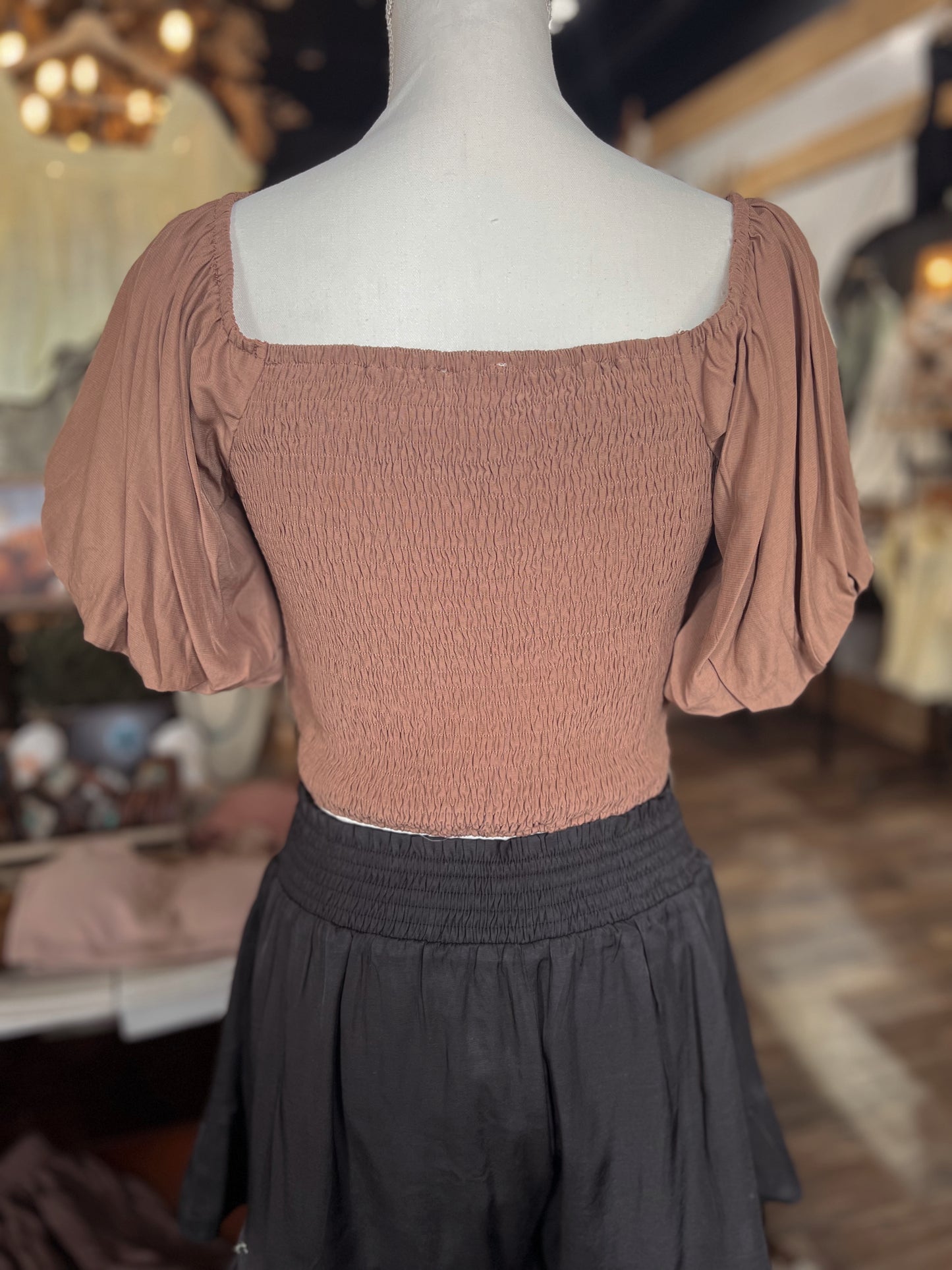 SADDLEWOOD PUFF TOP