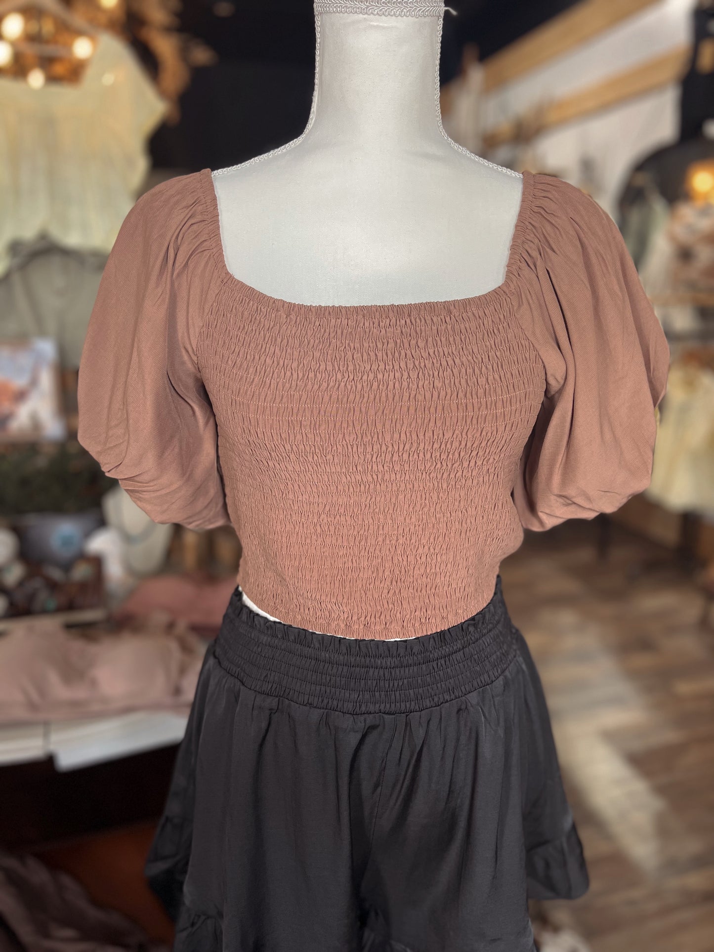 SADDLEWOOD PUFF TOP