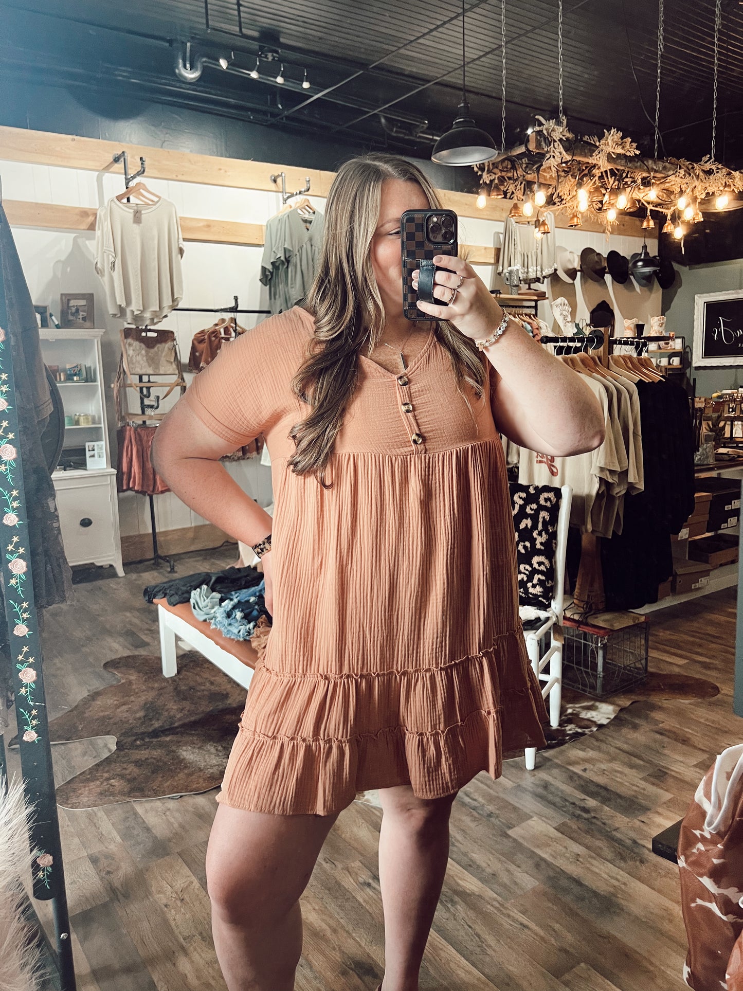 GINNY GAUZE DRESS