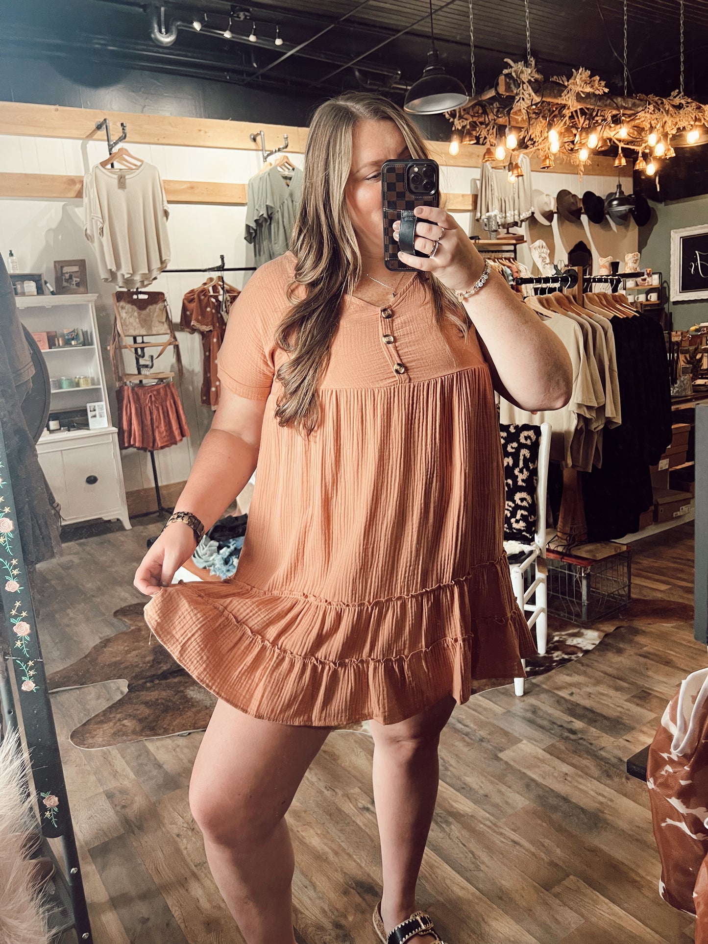 GINNY GAUZE DRESS