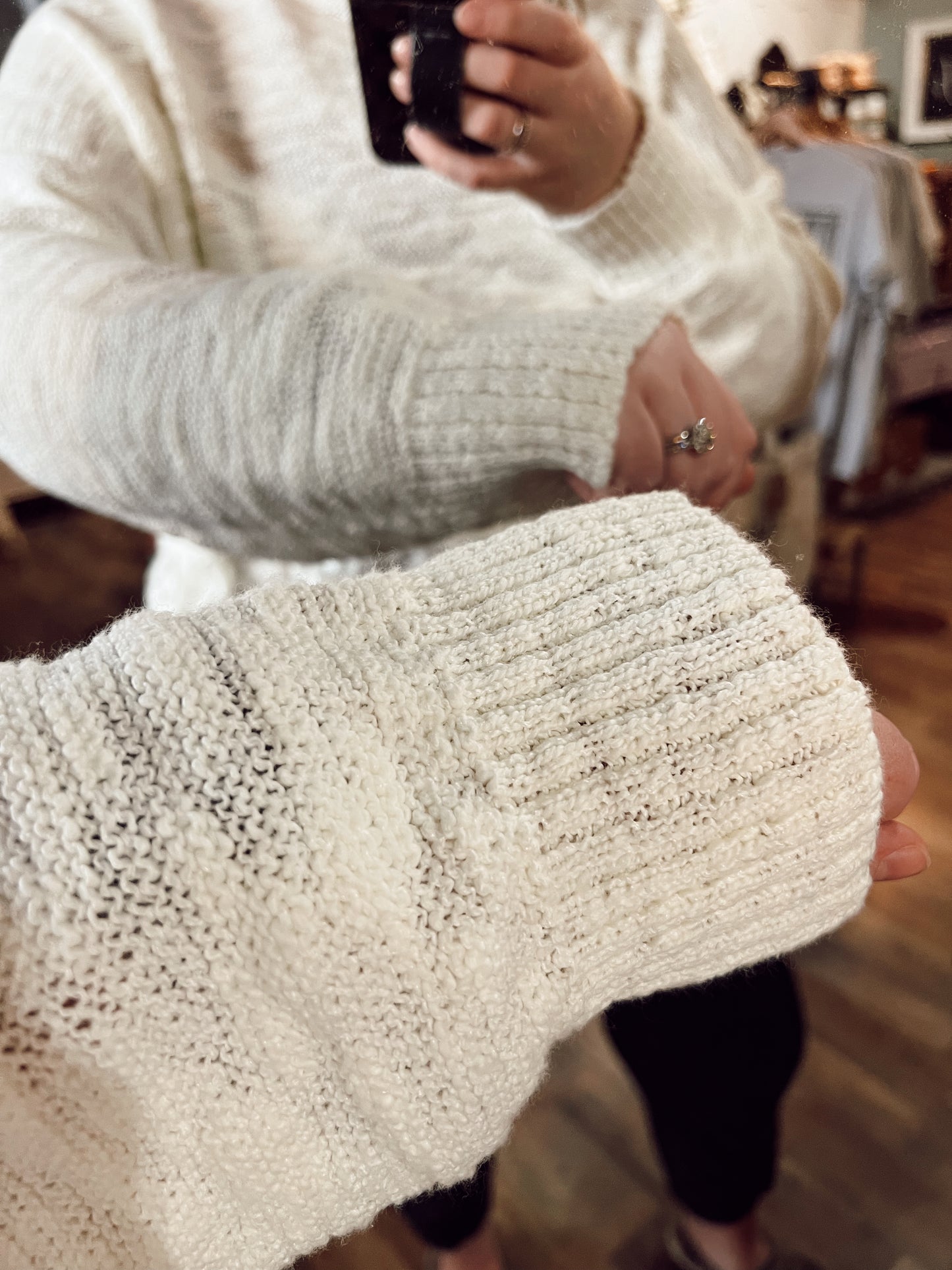 MAGNOLIA LACE SWEATER