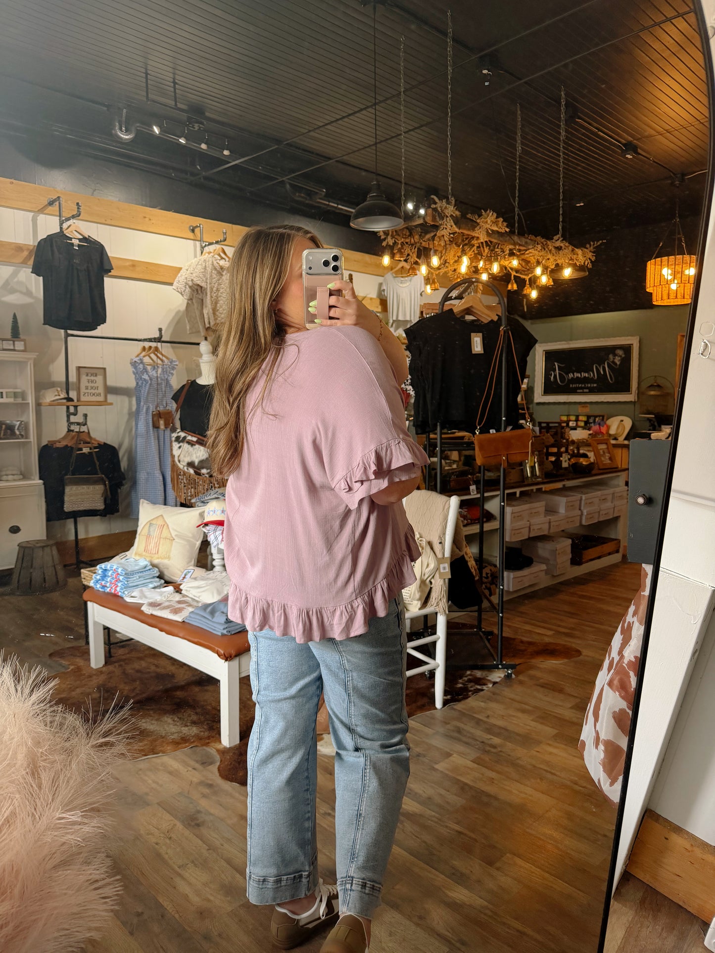 LILAC MESA BLOUSE
