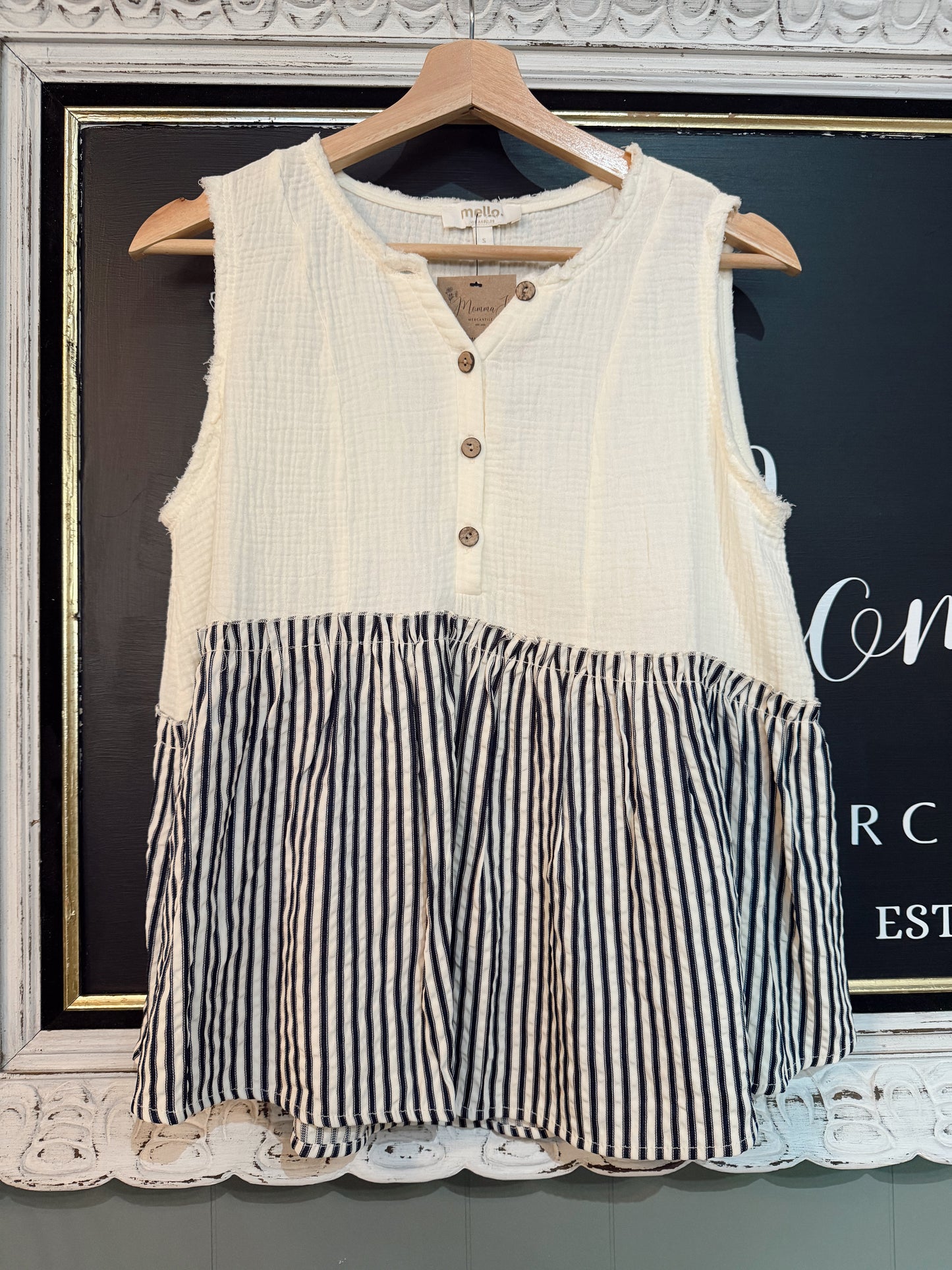 SWAYIN’ STRIPED TANK