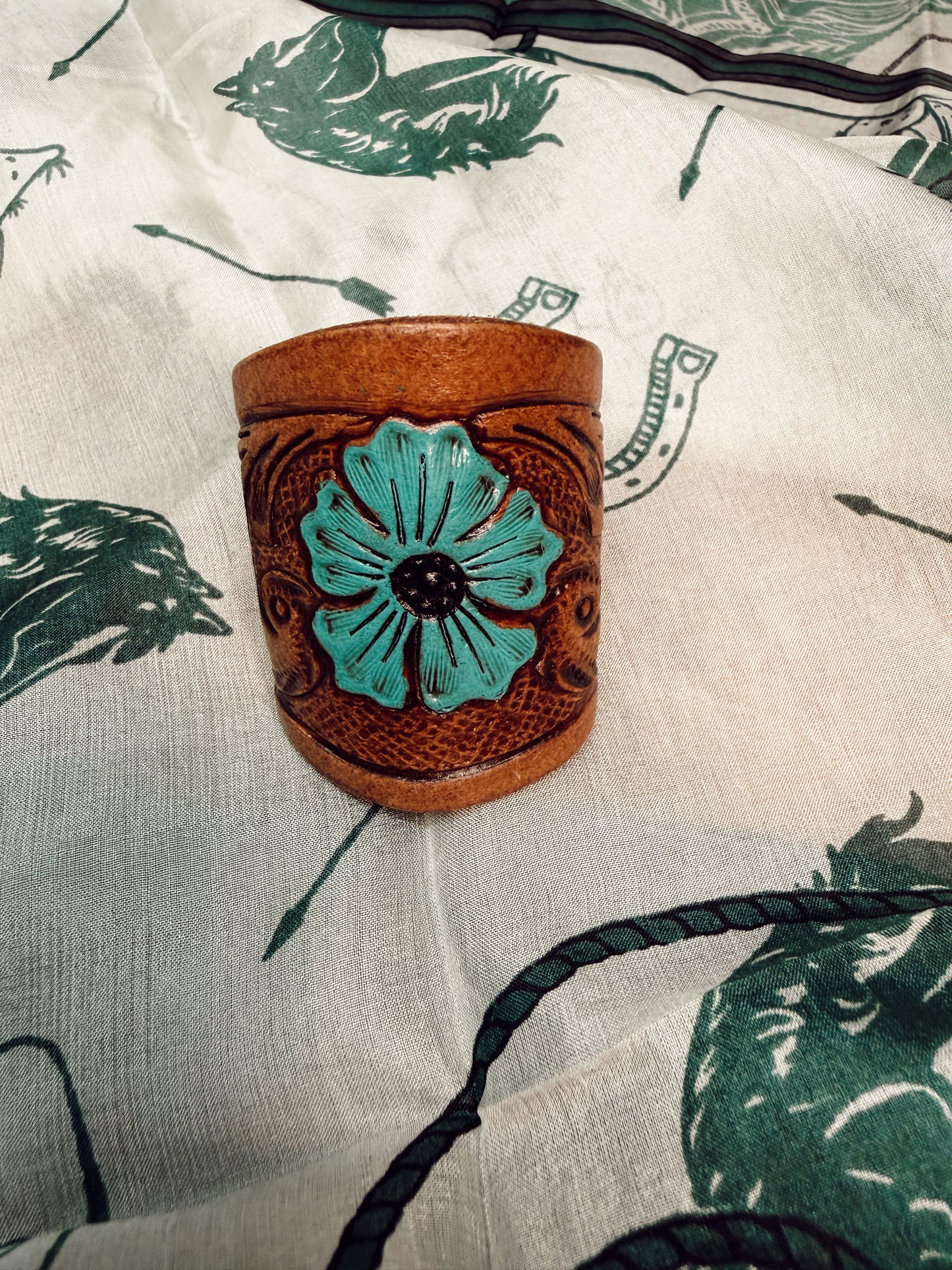 LOYAL WEST SCARF: COWGIRL GREEN