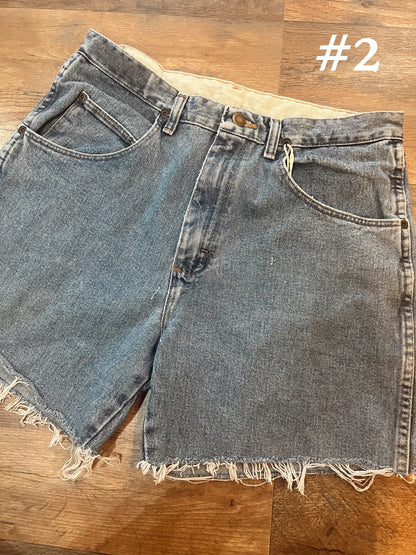 CUSTOM RETRO WRANGLER SHORTS