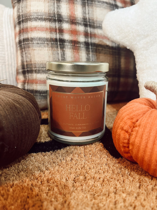 HELLO FALL SOY CANDLE