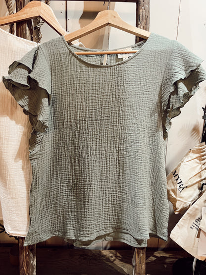 GEORGIA GAUZE TOP