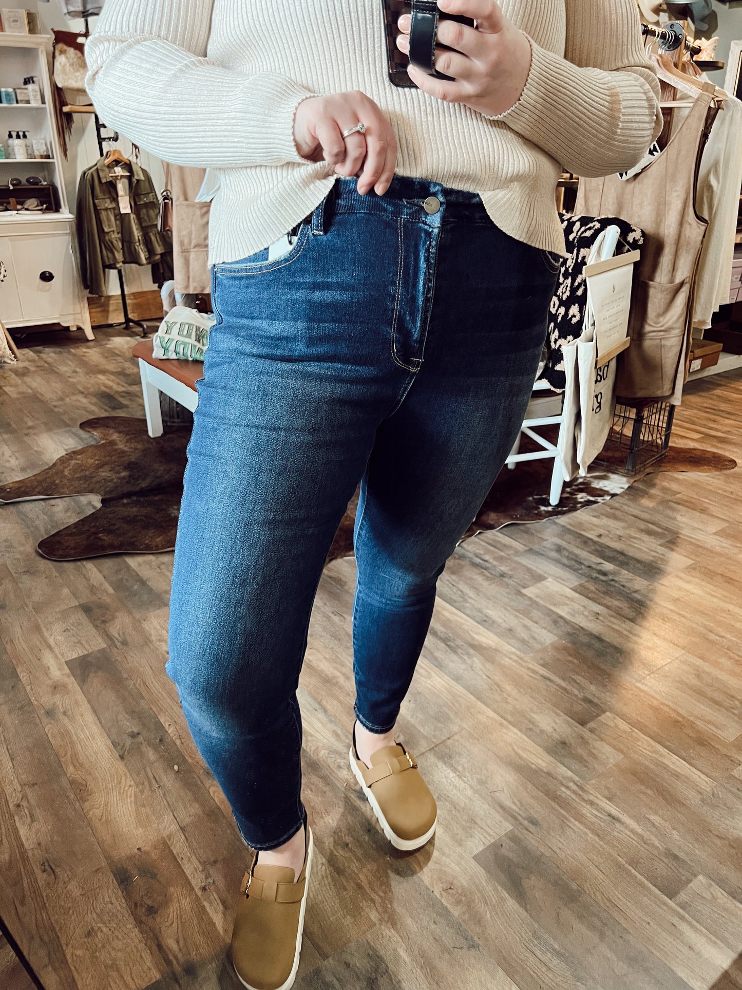 MICA: HIGH WAISTED SKINNY JEAN – Momma J's Mercantile