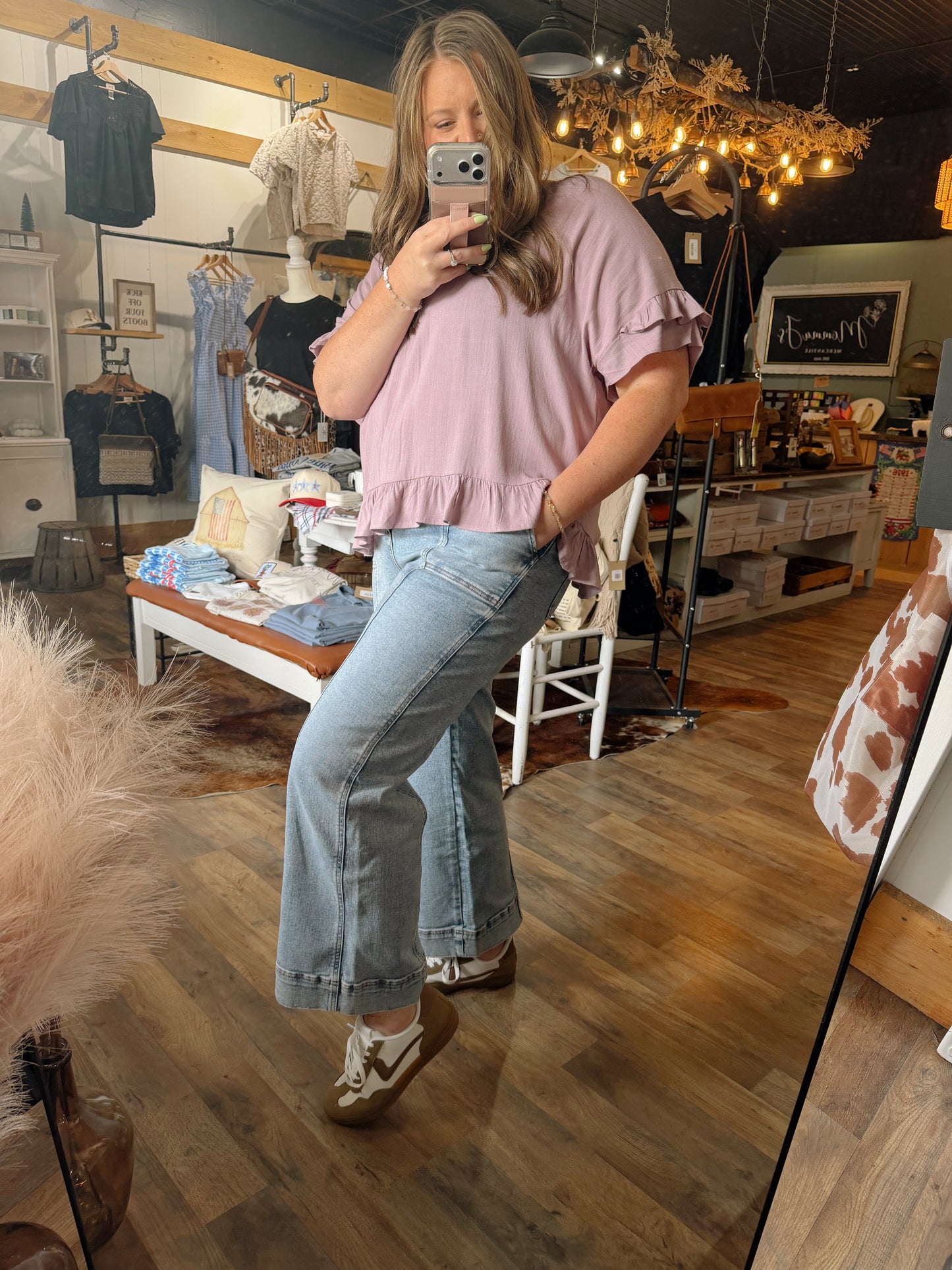 LILAC MESA BLOUSE