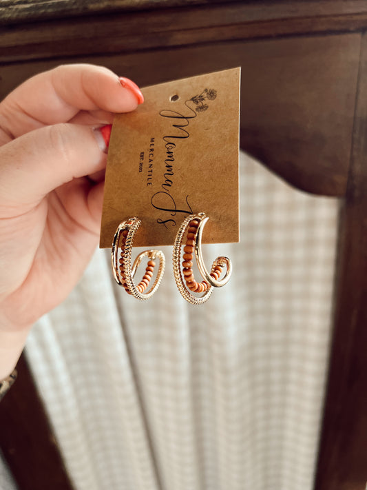 BOHO TRIPLE STACK EARRING