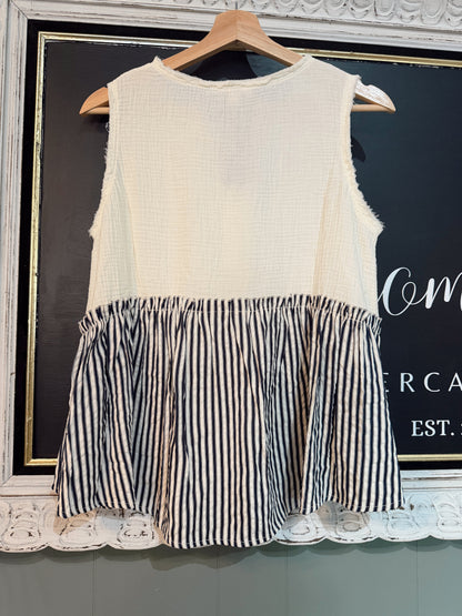SWAYIN’ STRIPED TANK