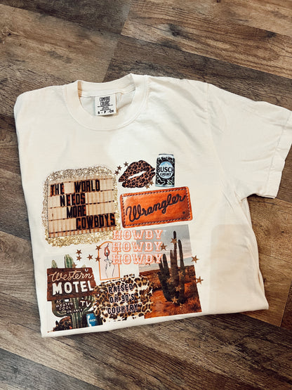 COWBOY UP TEE