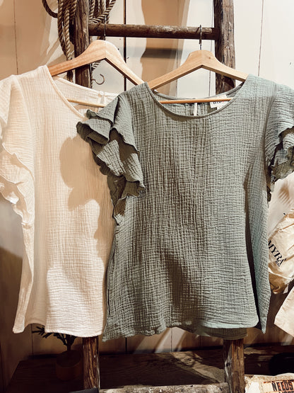 GEORGIA GAUZE TOP