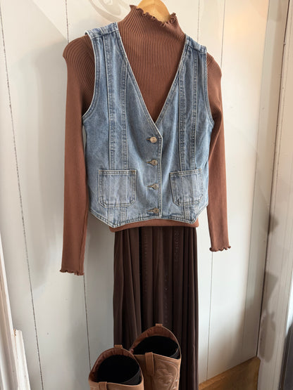 DENIM REVIVAL VEST