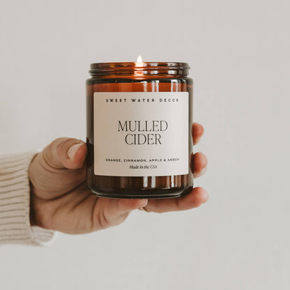 MULLED CIDER AMBER CANDLE