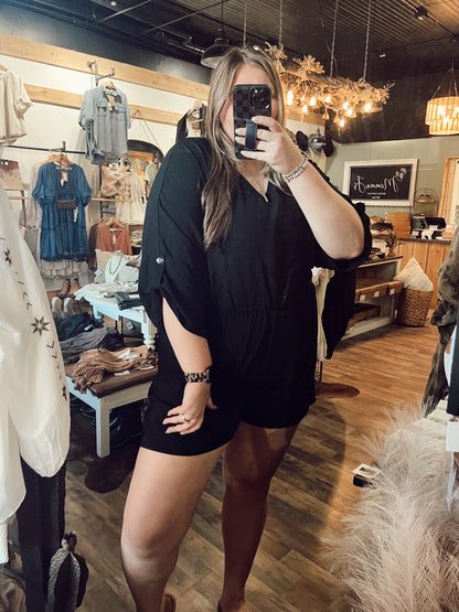 PUT IT ON MY TAB SLEEVE ROMPER