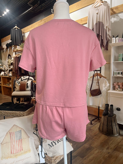 BLOSSOM SKORT & CROPPED TEE SET