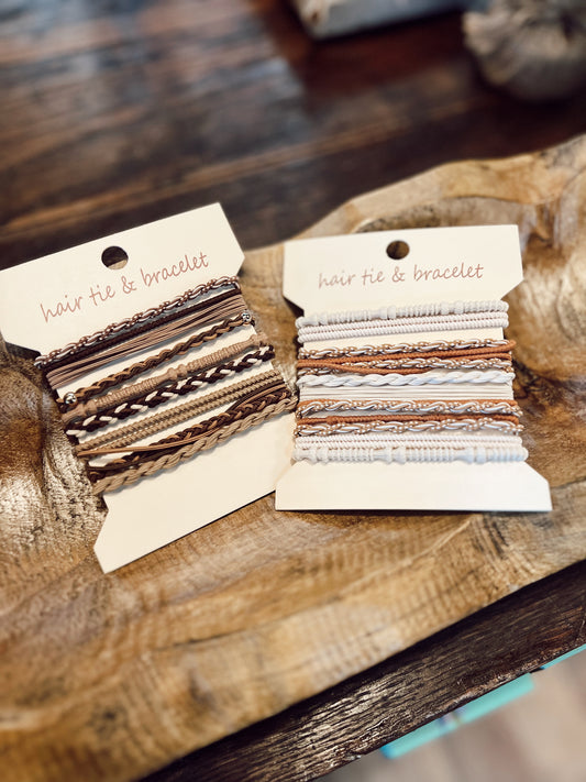 BOHO KNOT BRACELET & HAIR TIES