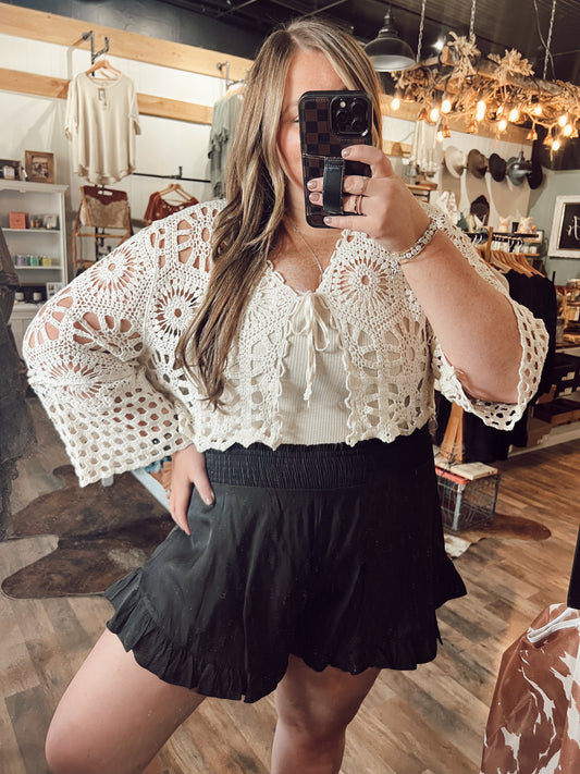 BOHO CROCHET COVER UP