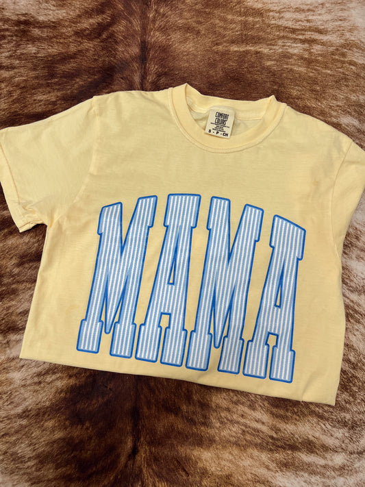 STRIPED MAMA TEE