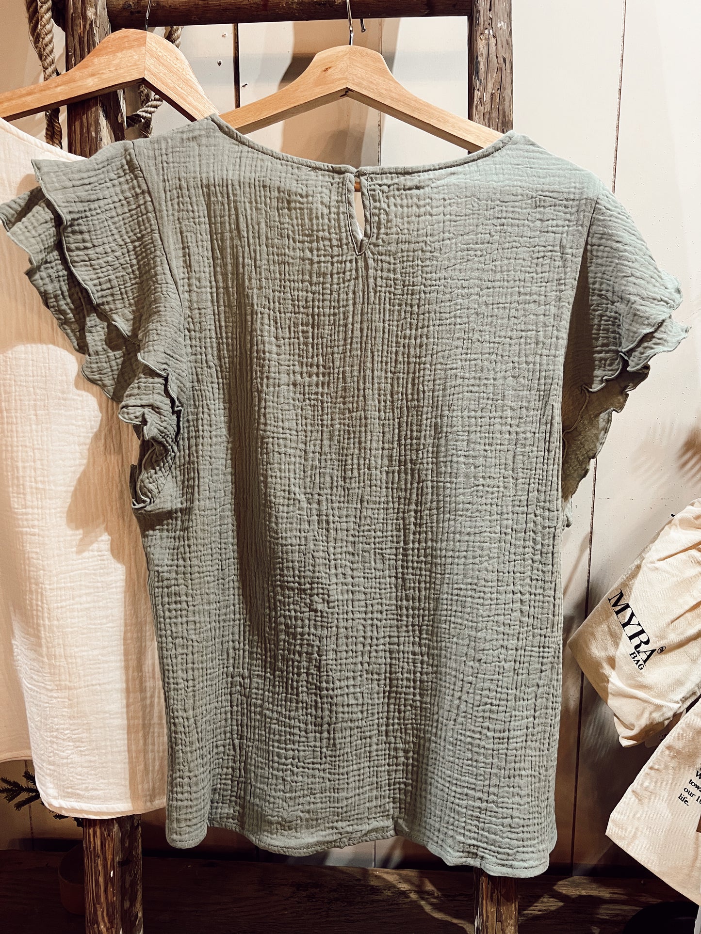 GEORGIA GAUZE TOP