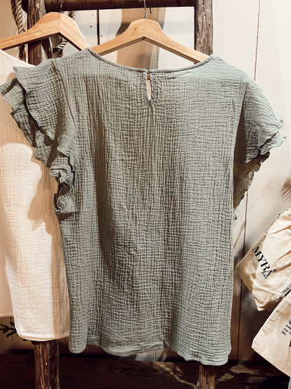 GEORGIA GAUZE TOP